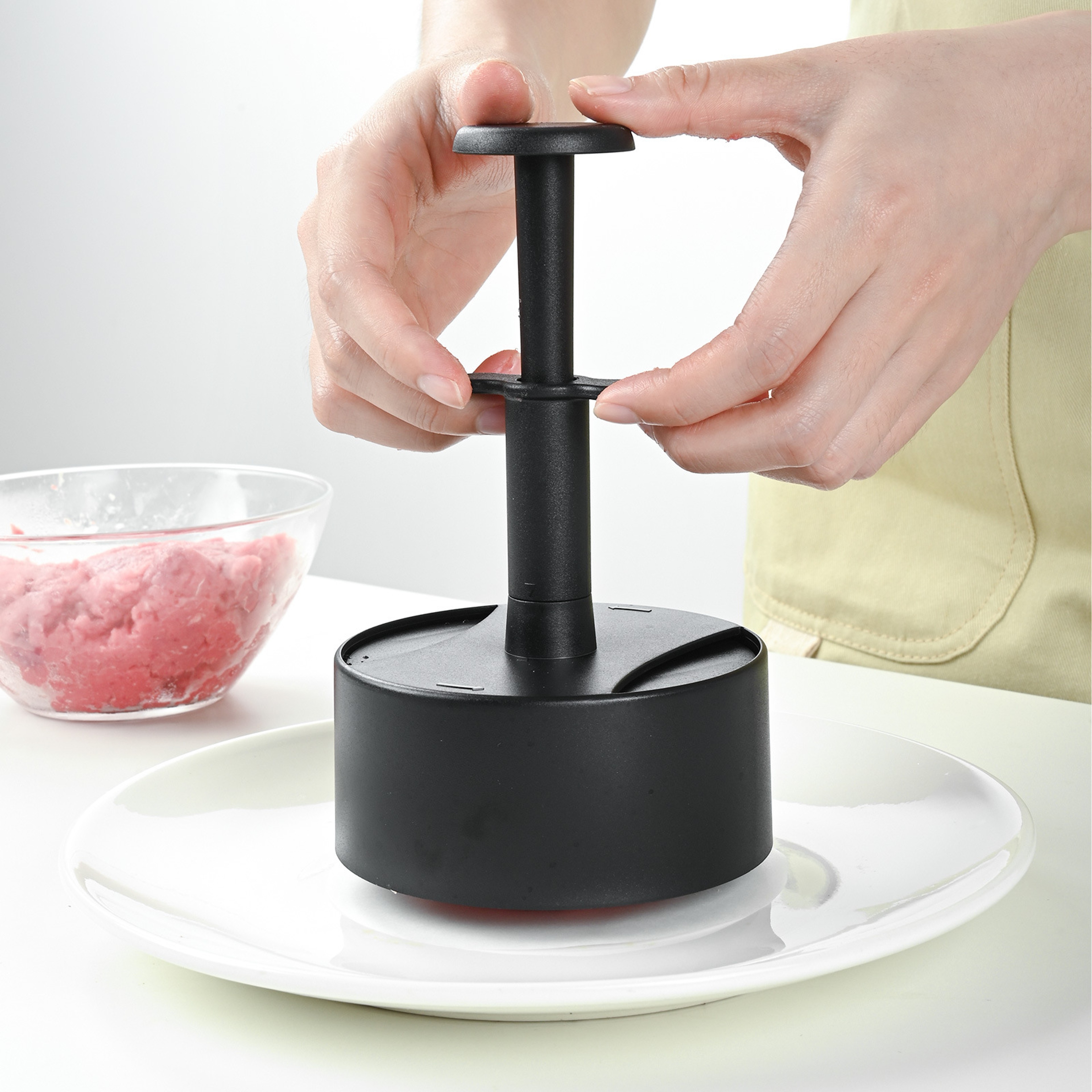 Hamburger Patty Maker  Stuffed Burger Press Mold For BBQ Homemade Burgers 4