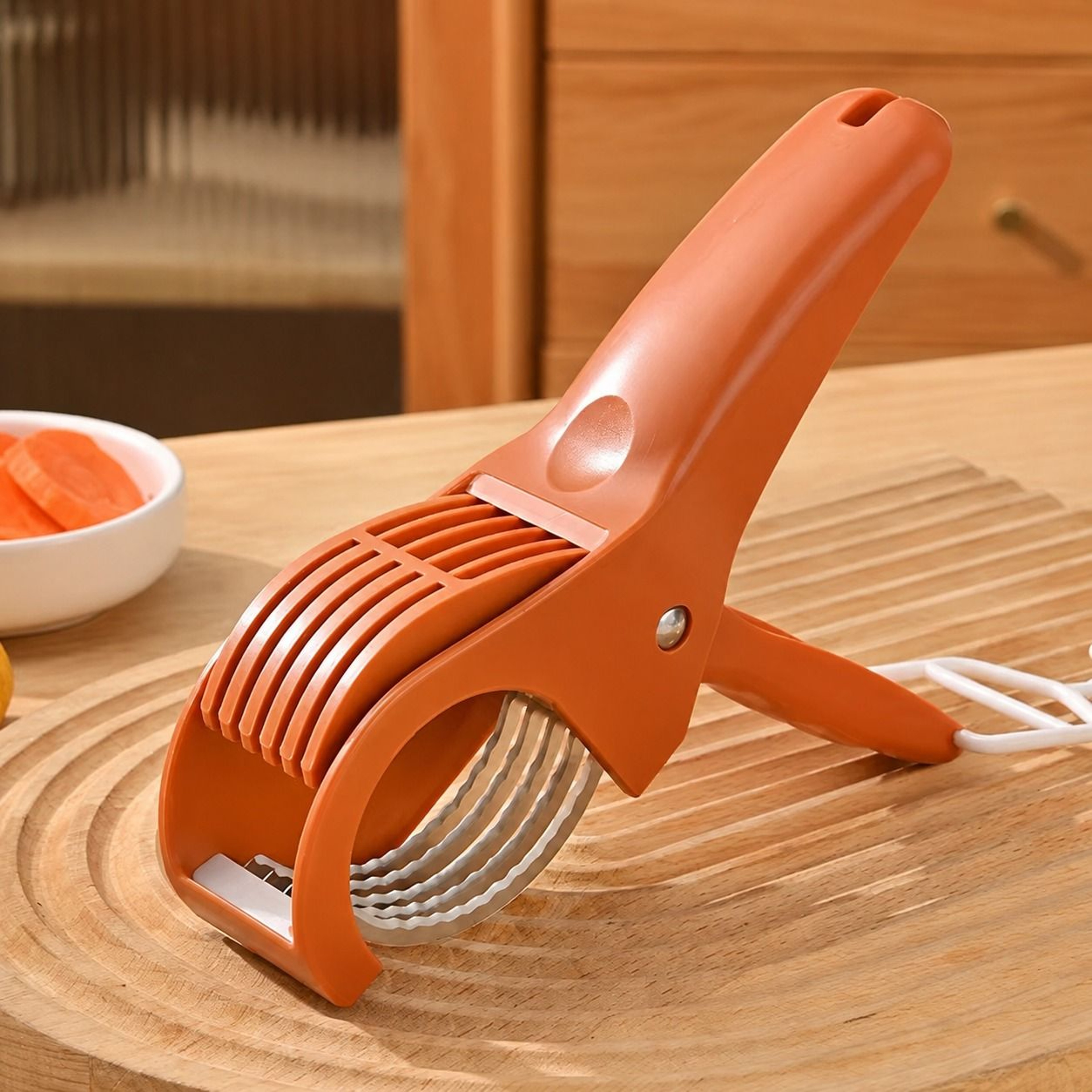 Multifunctional Veg  Fruit Slicer Adjustable Blade Kitchen Cutter Mandoline Slicer 0