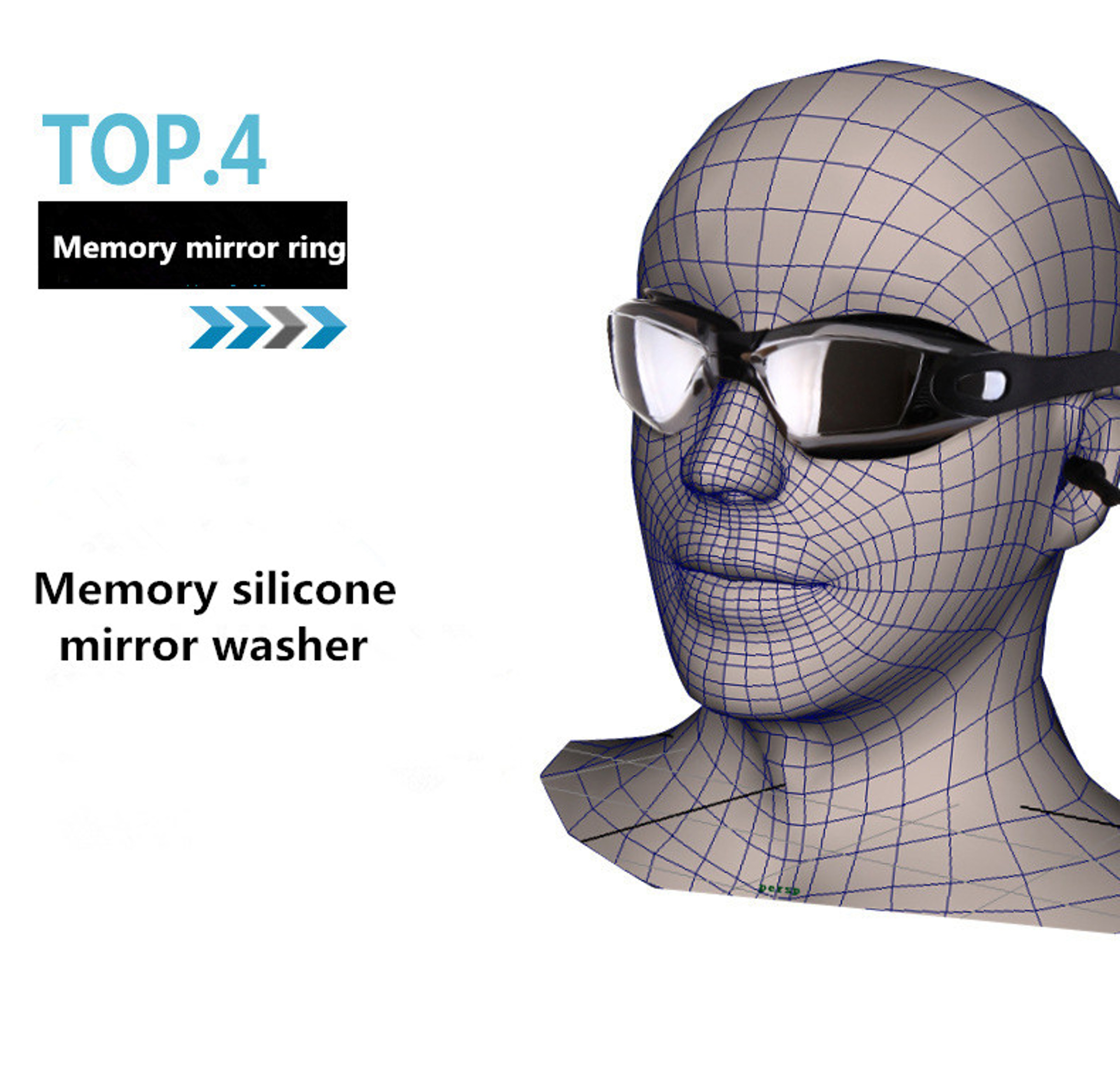 Professional AntiFog Swimming Goggles Waterproof Silicone Adult Swim Glasses 8