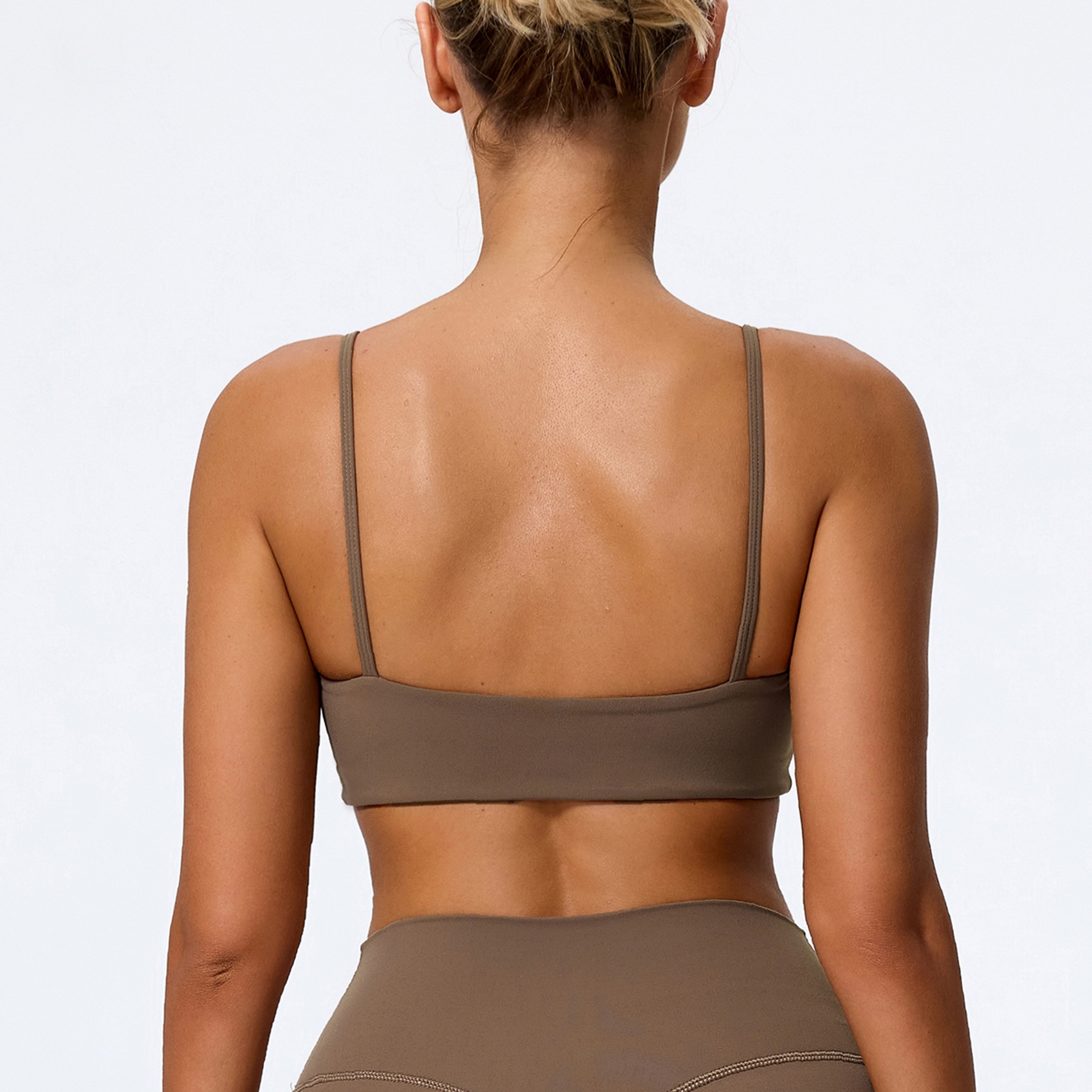 Quick Dry PushUp Sports Bra For Women Breathable Yoga  Running Workout Top 6