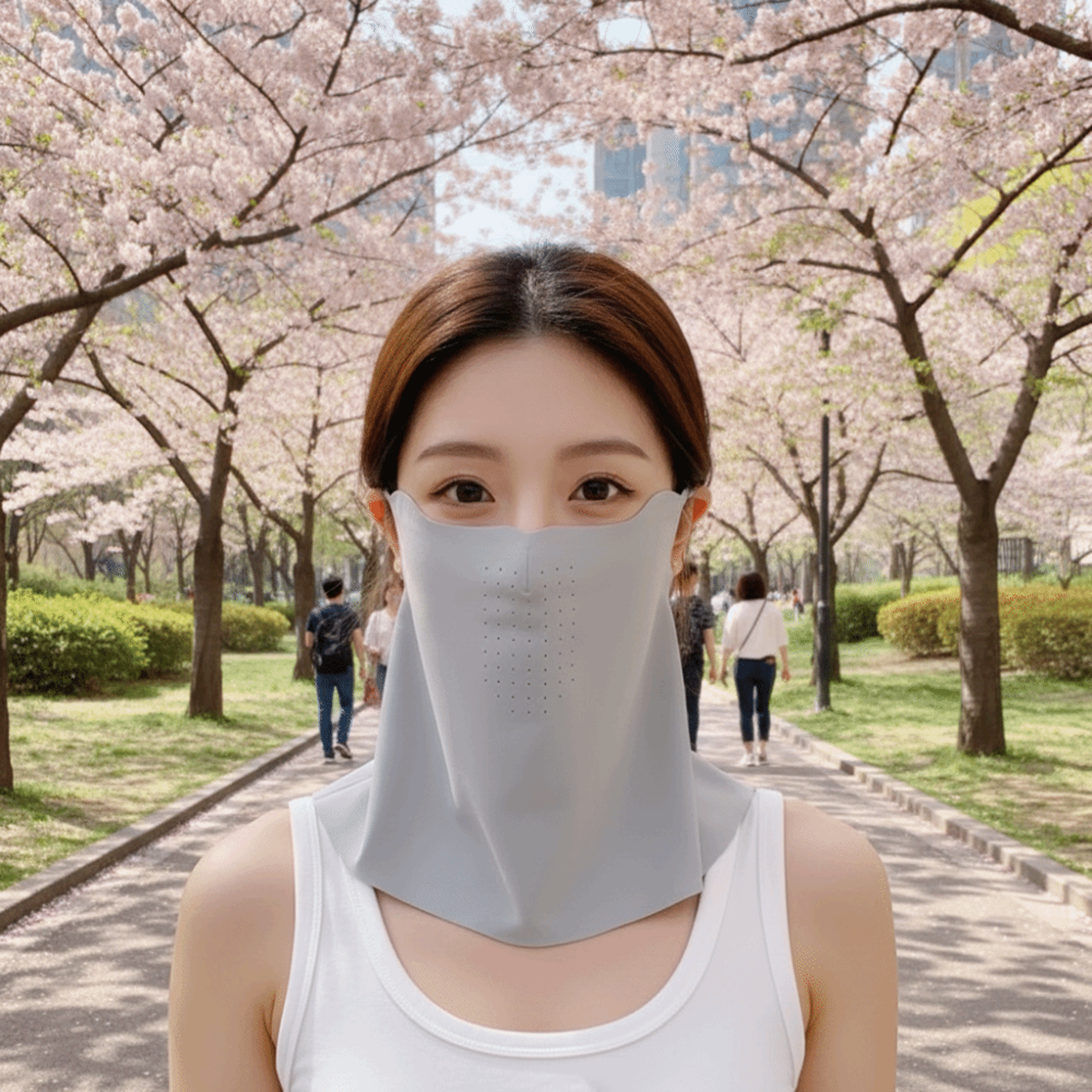 Breathable Cycling Face Shield Mask With Neck Protection 0