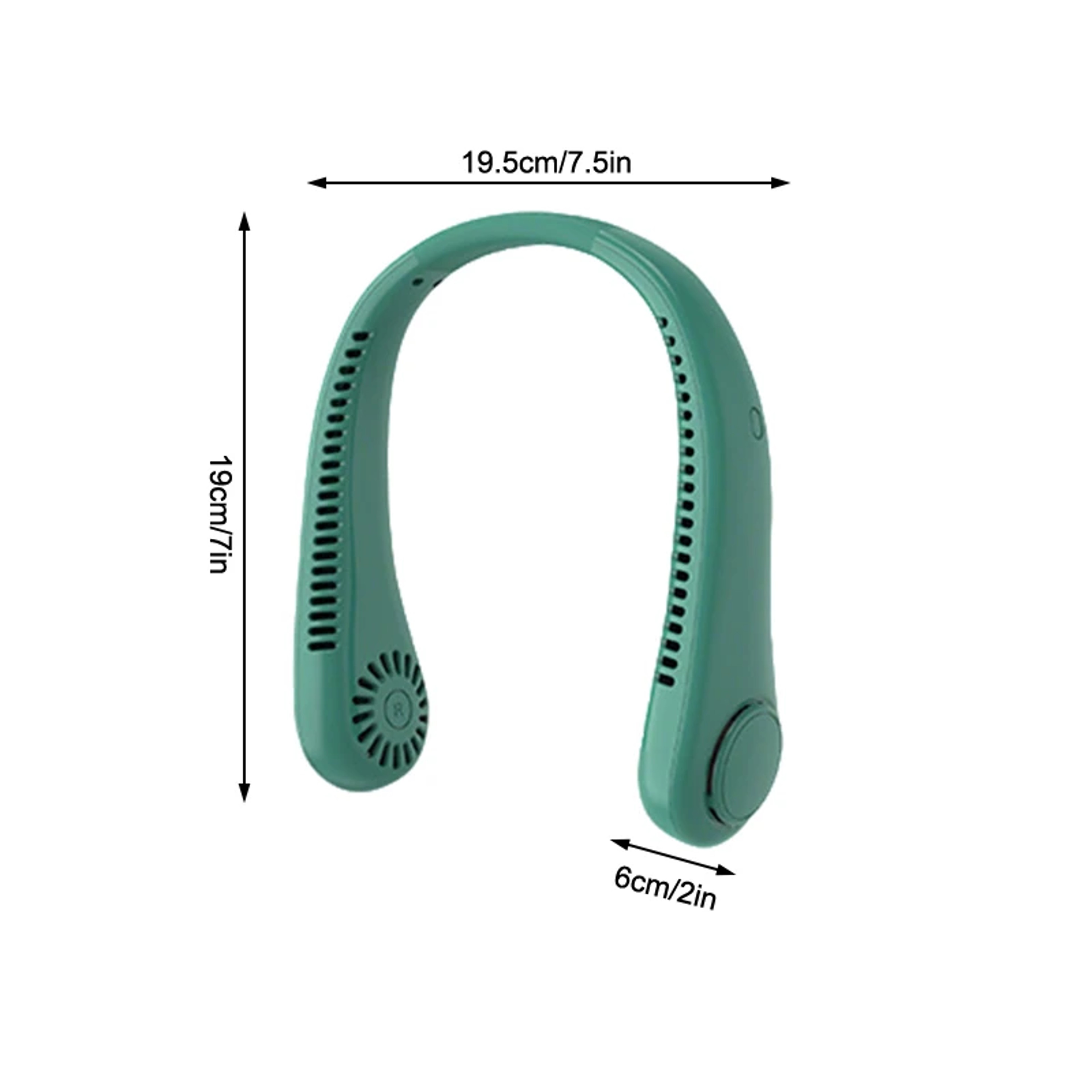 Rechargeable Portable Neck Fan With Speed Cooling  Adjustable HandsFree Design 5