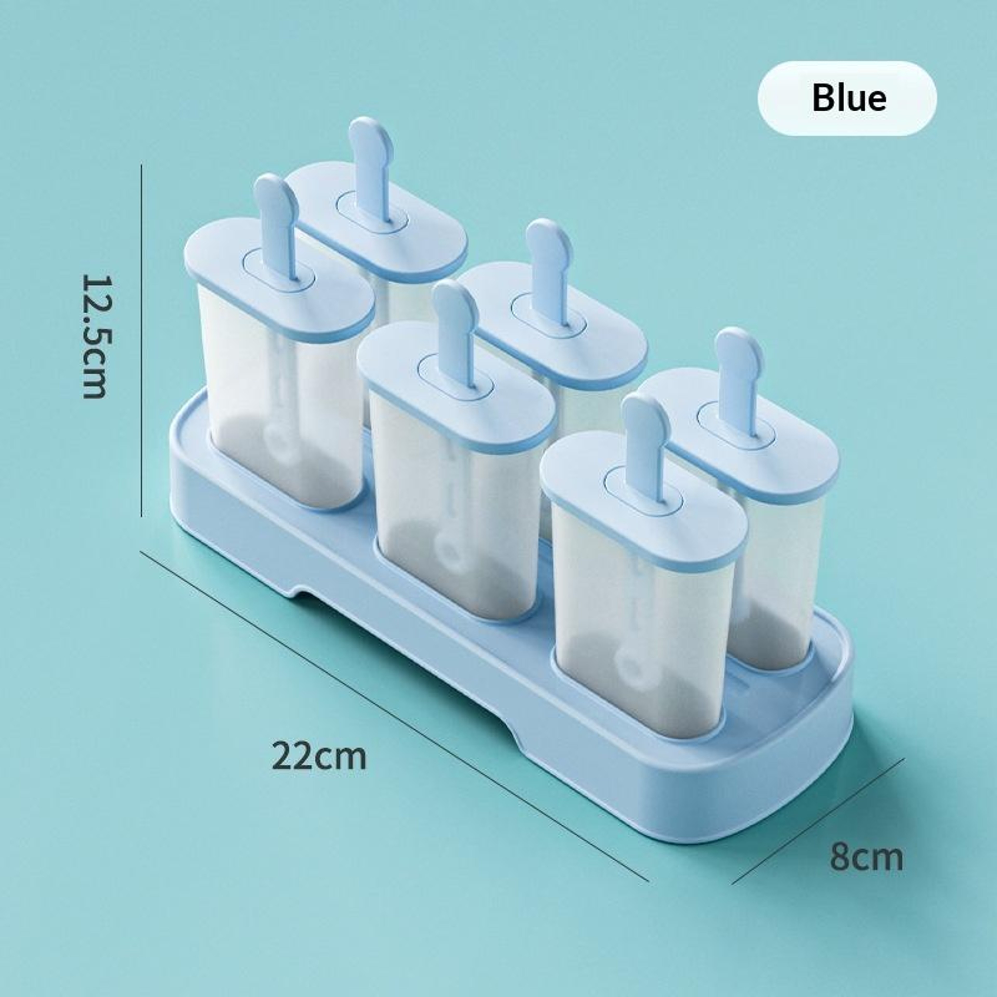 Silicone Popsicle Molds 6Cavity Reusable Ice Pop Maker For Kids  Homemade Frozen Treats 2