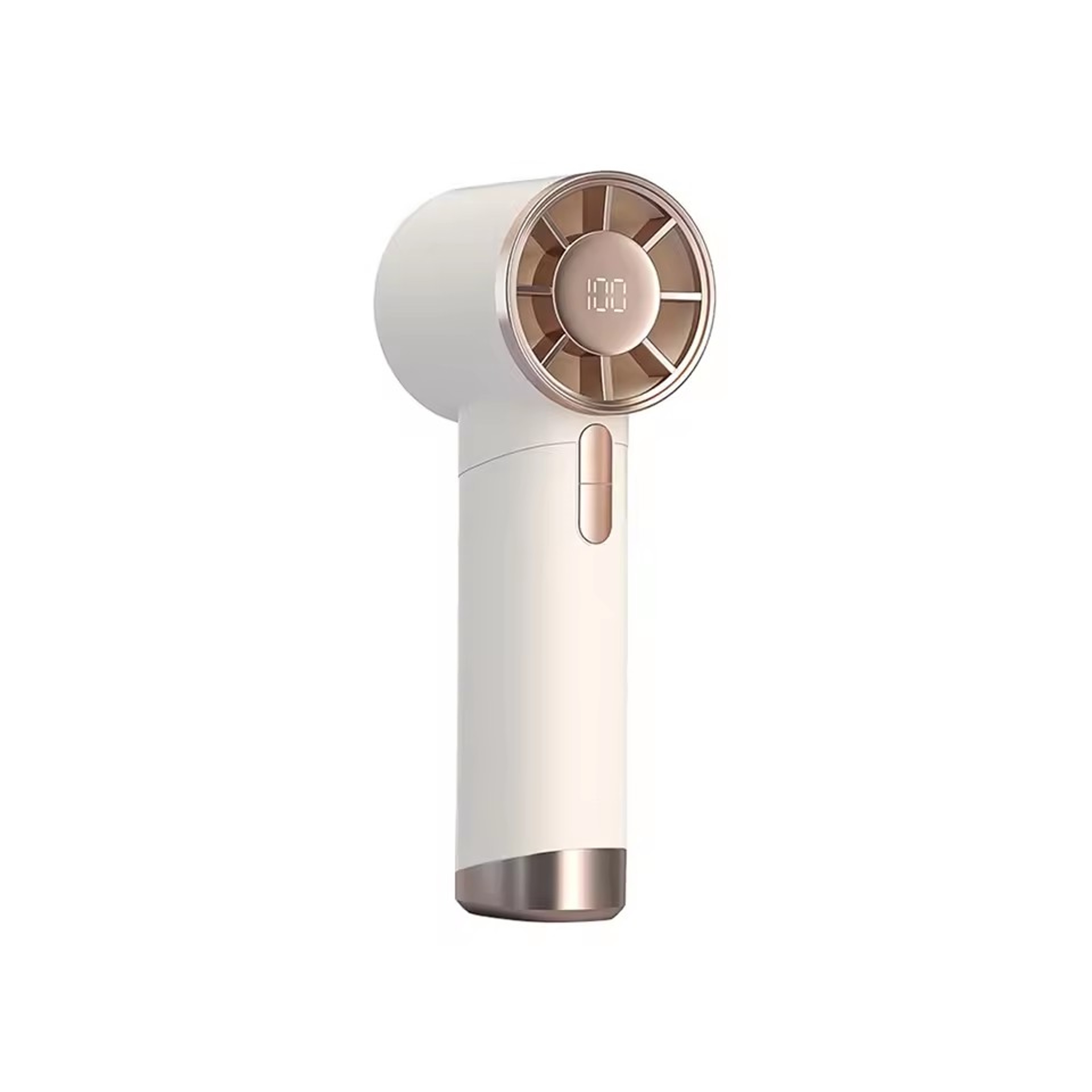 Portable Handheld Fan With Battery  LED Display 1