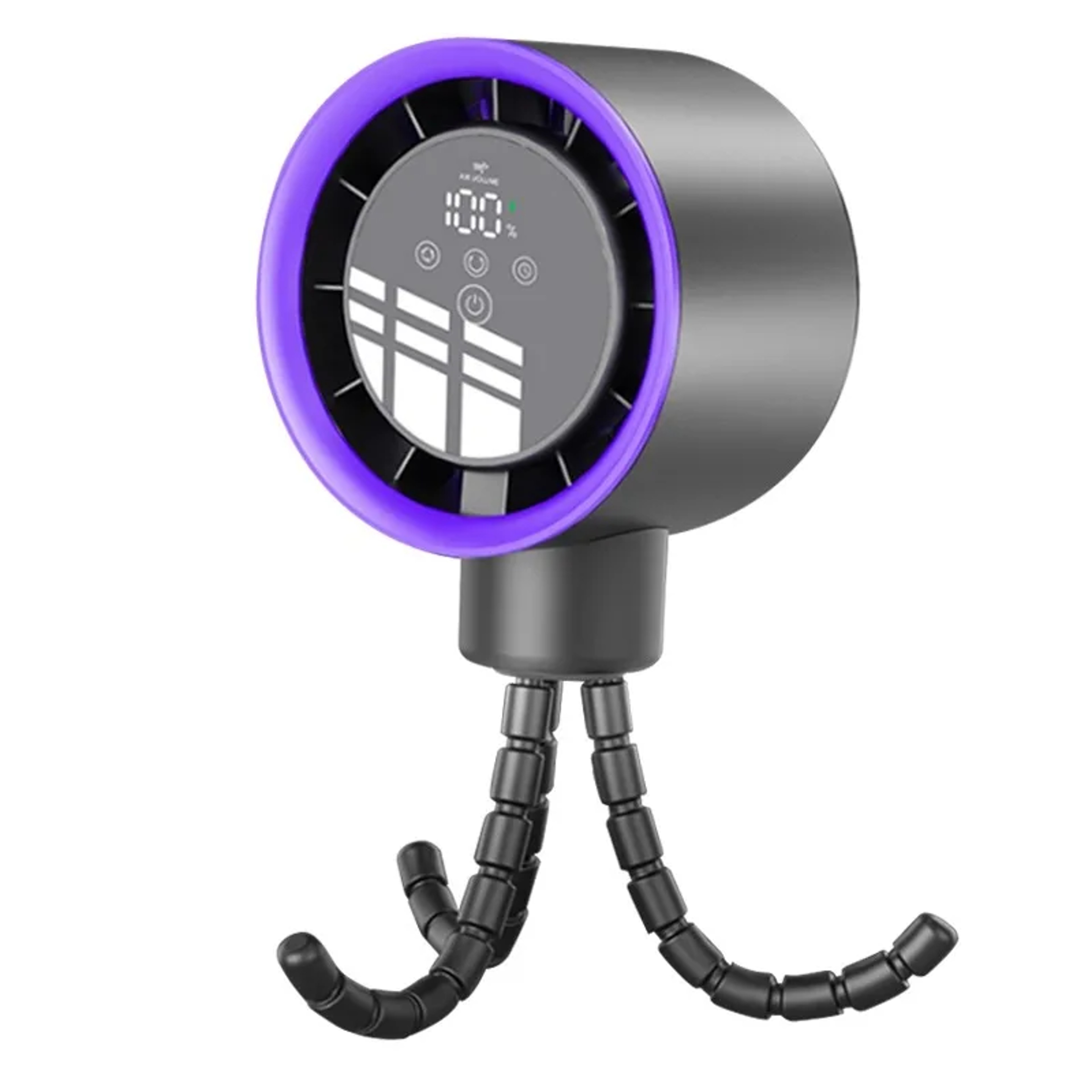 Portable Stroller Fan With Battery  Speed Cooling Display 0