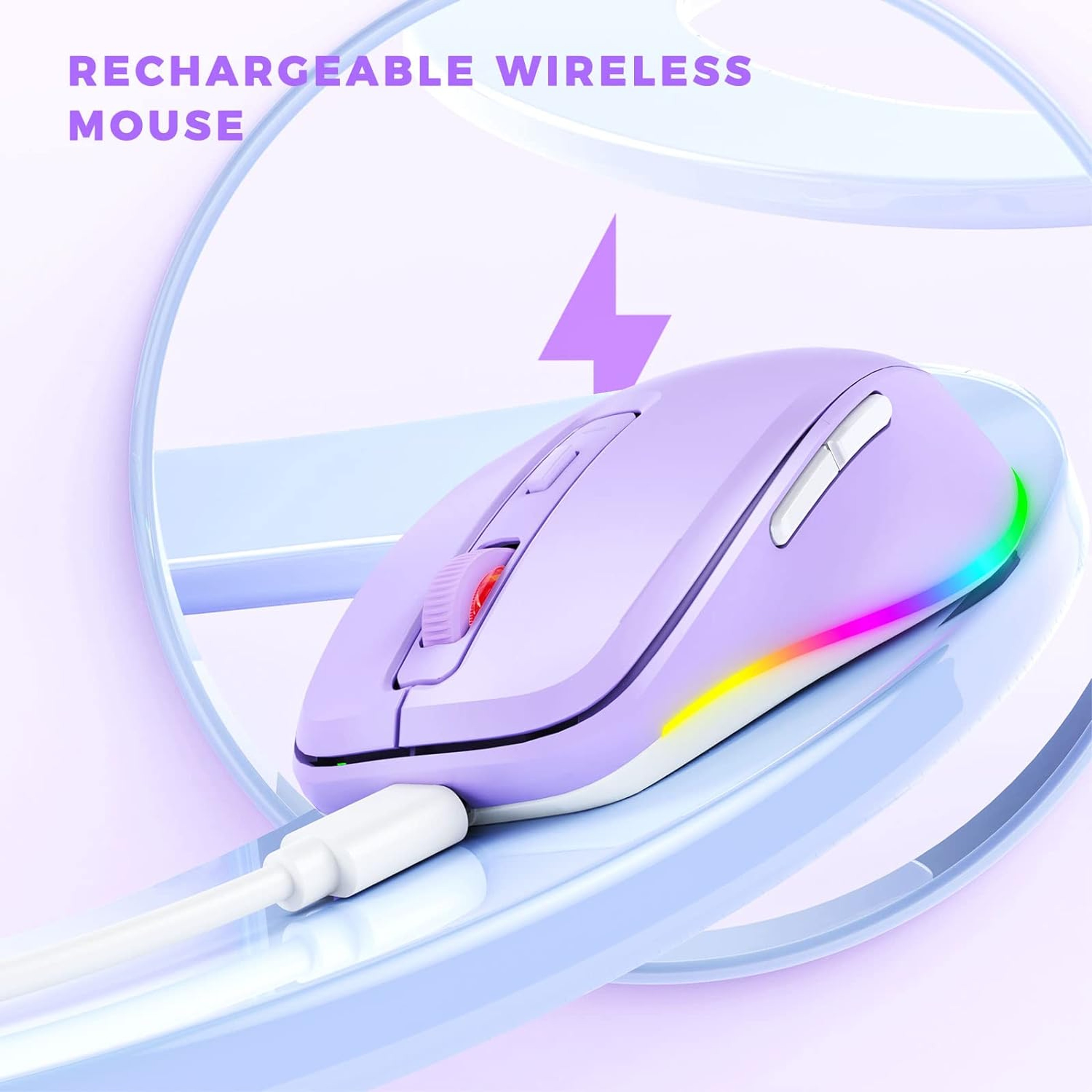 Rechargeable Mouse Jiggler With Random Motion And LED Display 6
