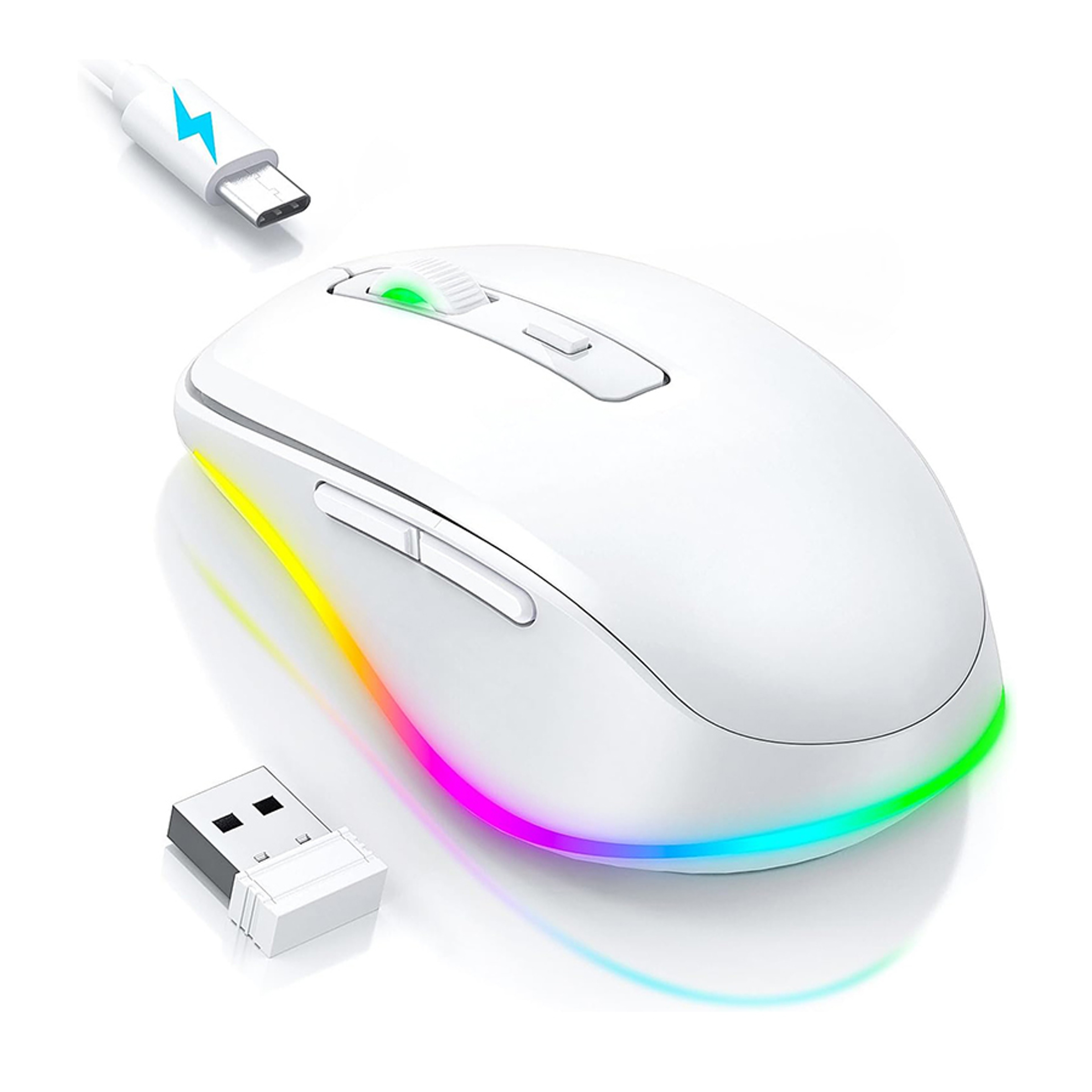 Rechargeable Mouse Jiggler With Random Motion And LED Display 2