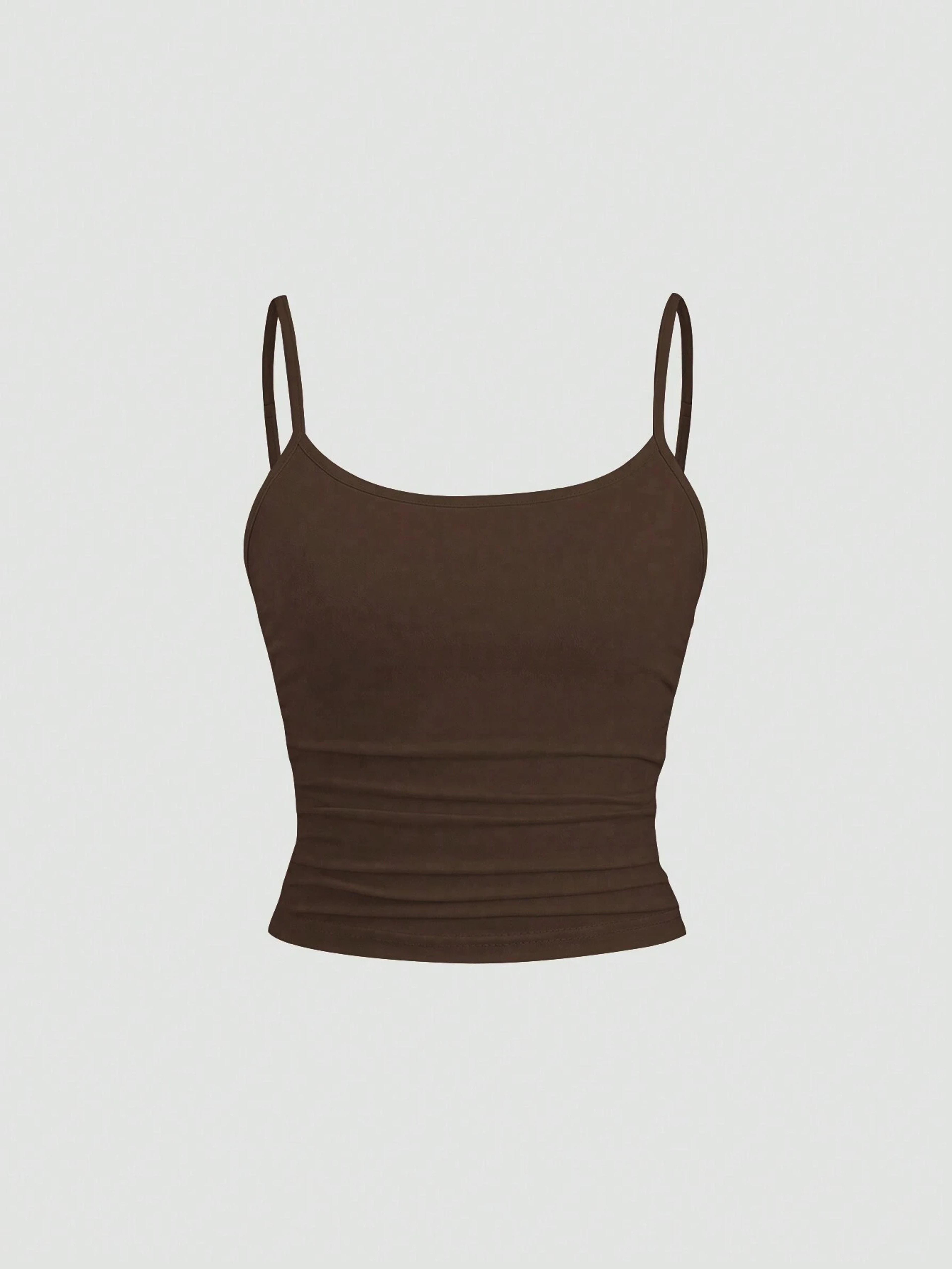 Backless Cami Top For Women Slim Fit Spaghetti Strap Crop Top 3