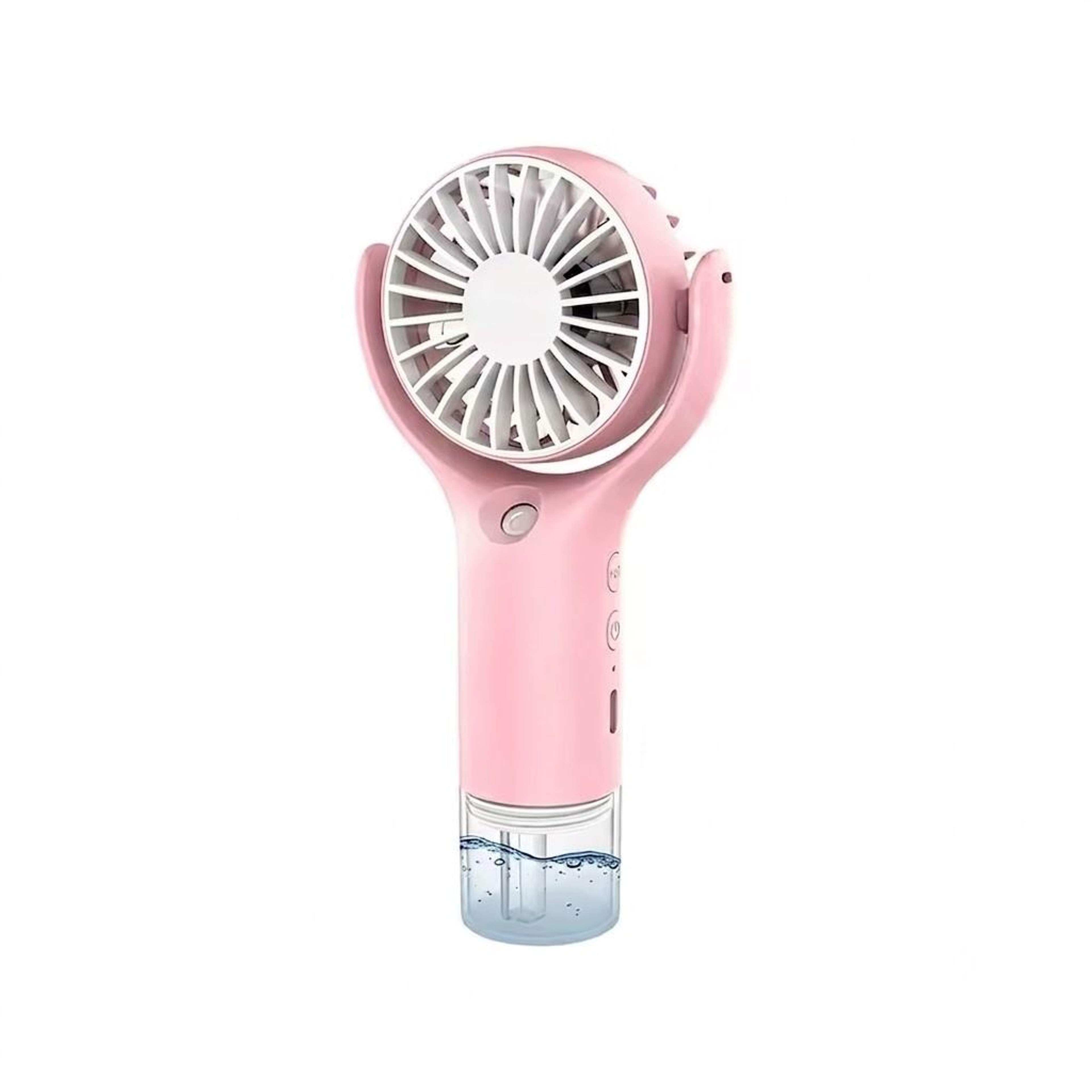 Portable Humidifier Fan USB Rechargeable Handheld Mist Fan For Instant Personal Cooling 0