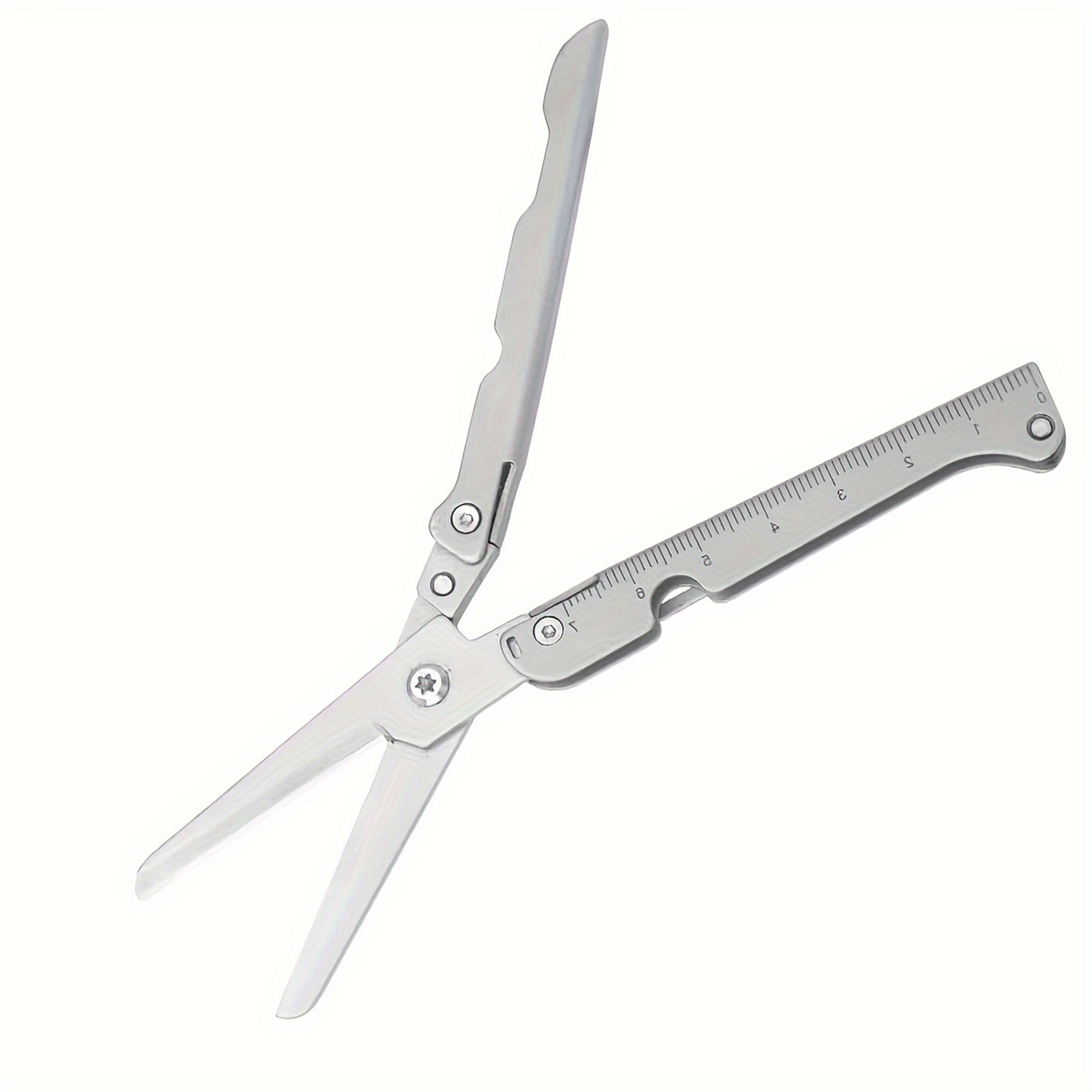 Folding Scissors Stainless Steel Camping Scissors Multi Tool 2