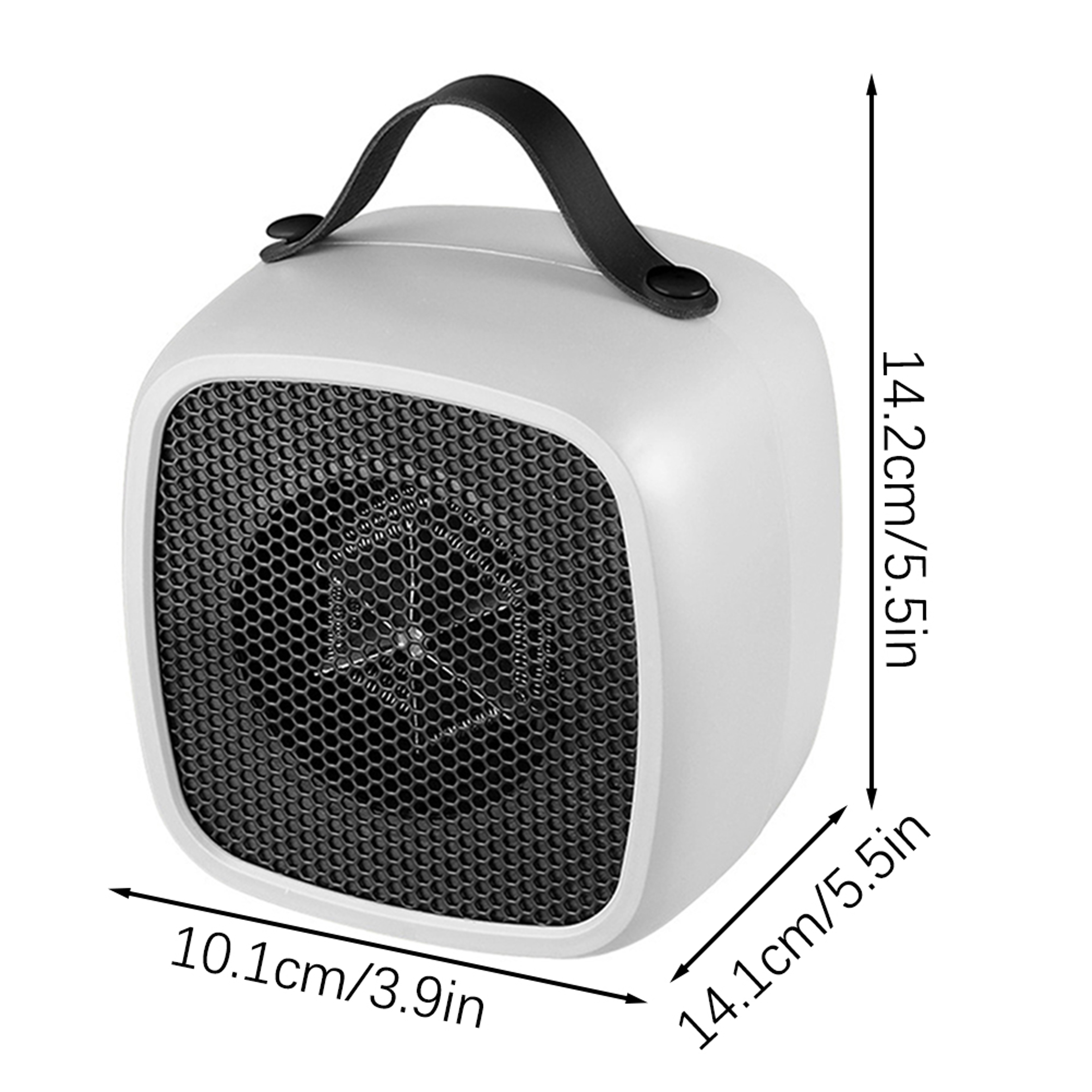 Portable Mini Heaters For Indoor Office Winter Household Desktop 500W PTC Ceramic Mute Fast Heating 5