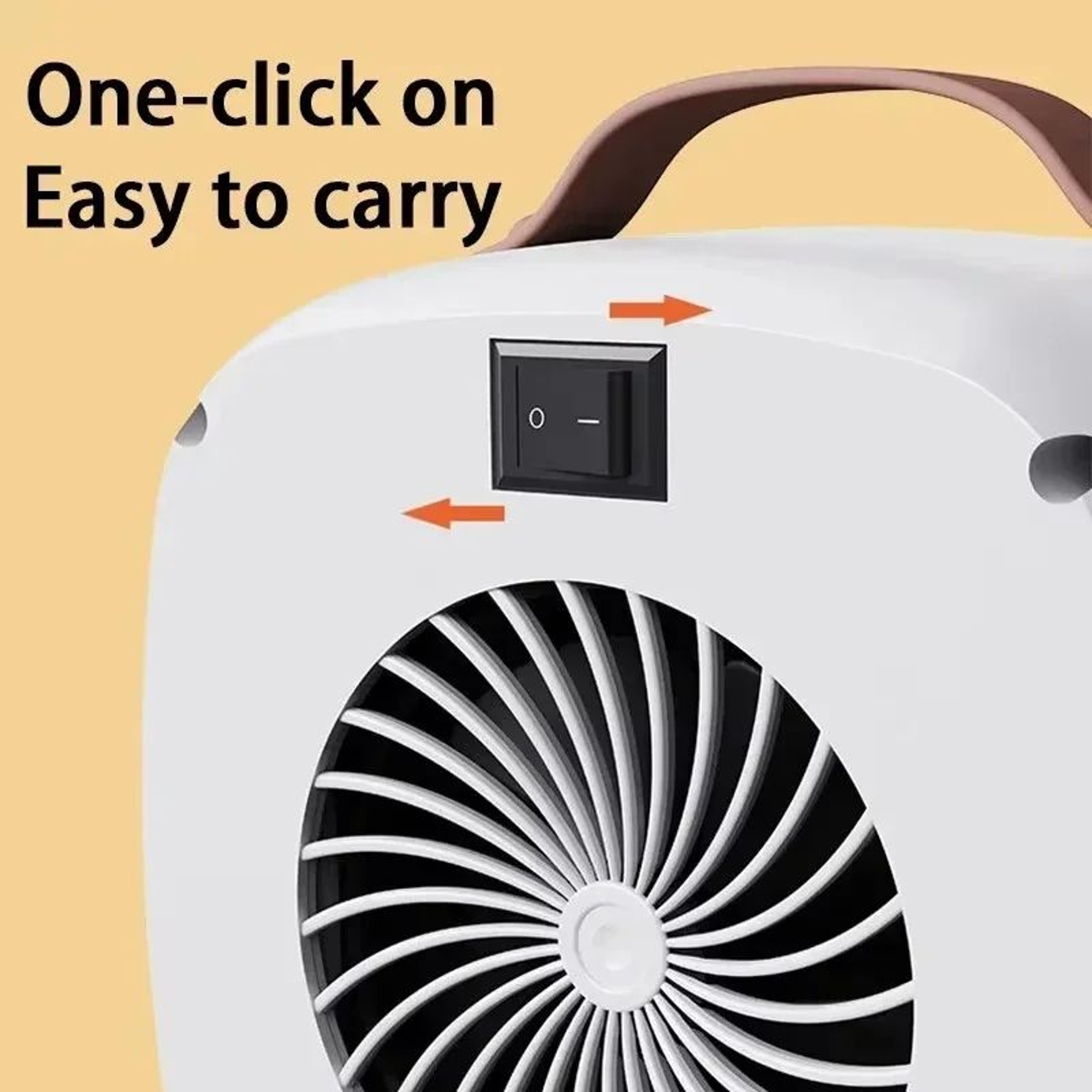 Portable Mini Heaters For Indoor Office Winter Household Desktop 500W PTC Ceramic Mute Fast Heating 4