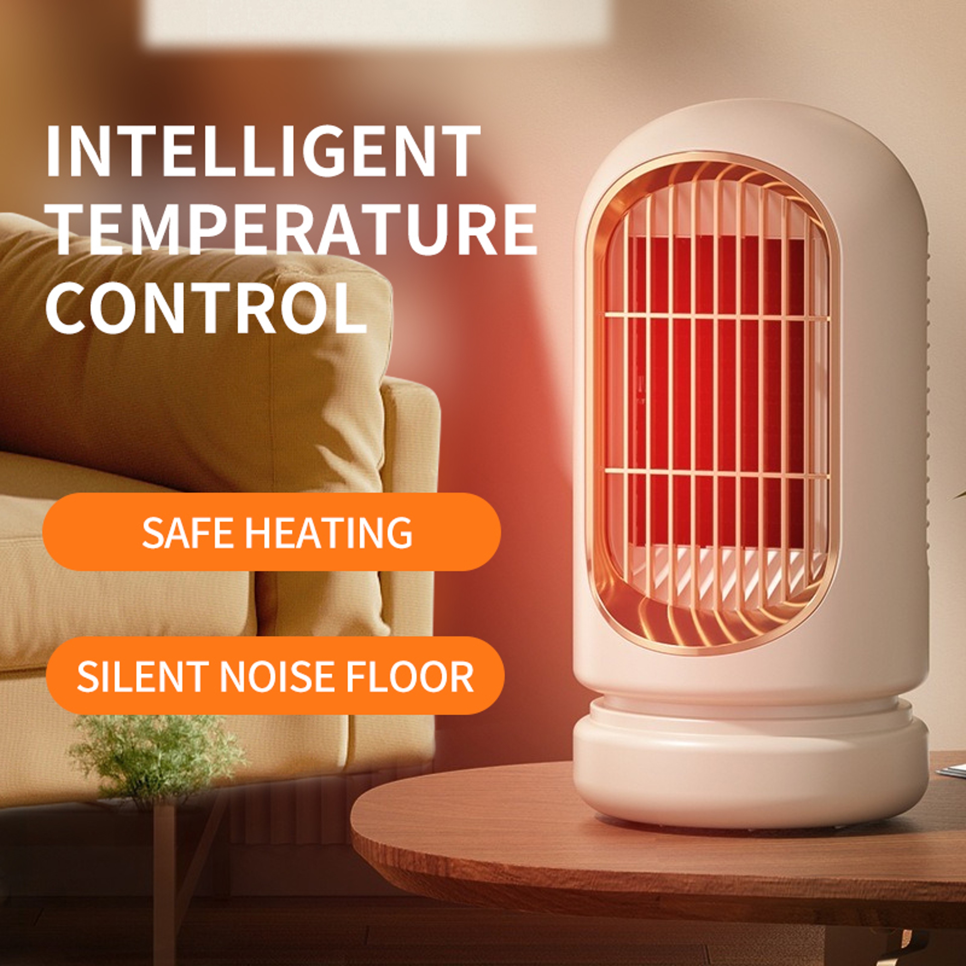 Small Household Heater Lasting Constant Temperature Electric Heater Energy Saving Power Off Protect 1