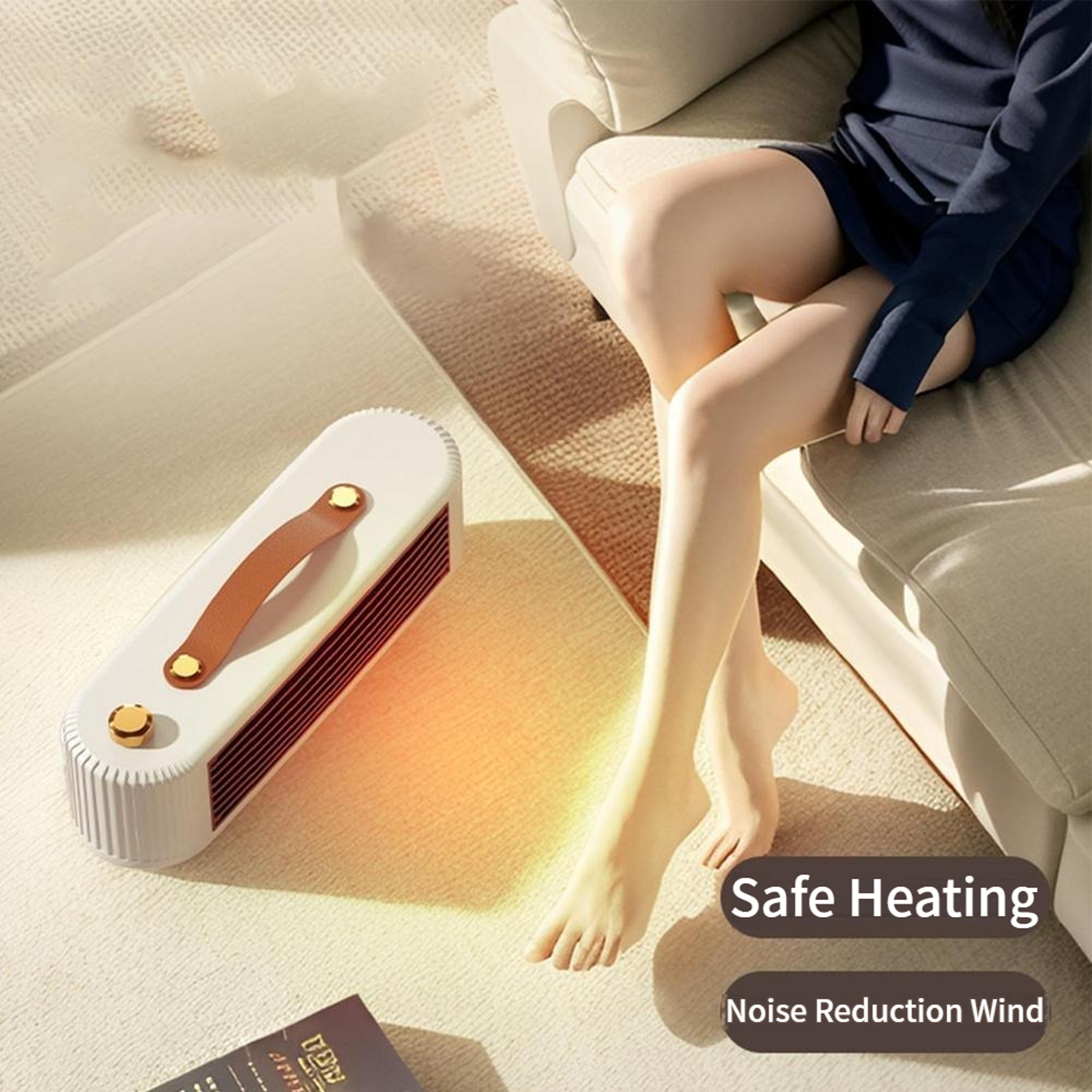 Compact Space Heater Energy Efficient Indoor Electric Heater Fast Heating For Home Office Ideal For 2