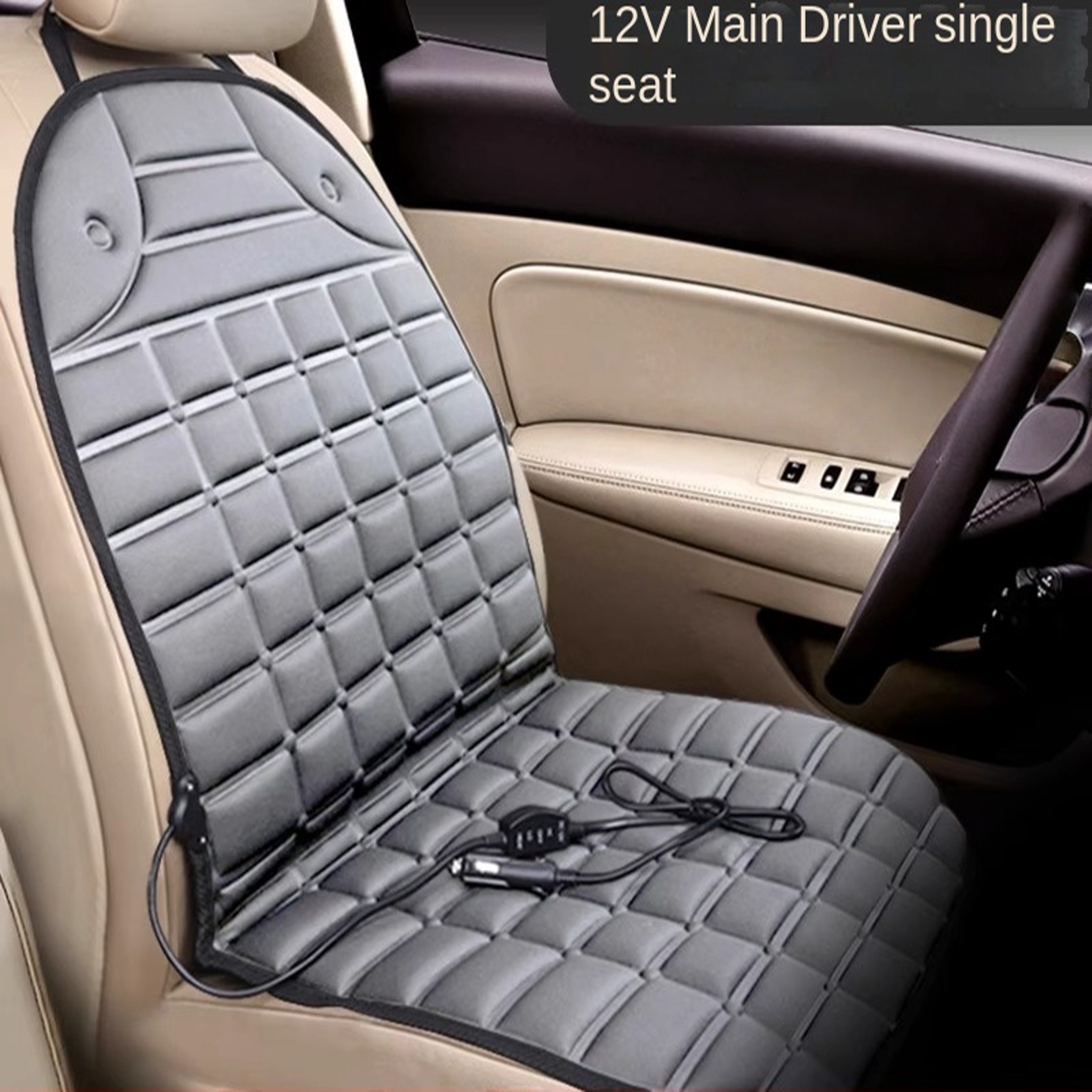 Car Heating Seat Cushion, Electric Heating Seat Cushion for Car Use, Quick Heating Winter Seat, Car Lovers Gift – view 4