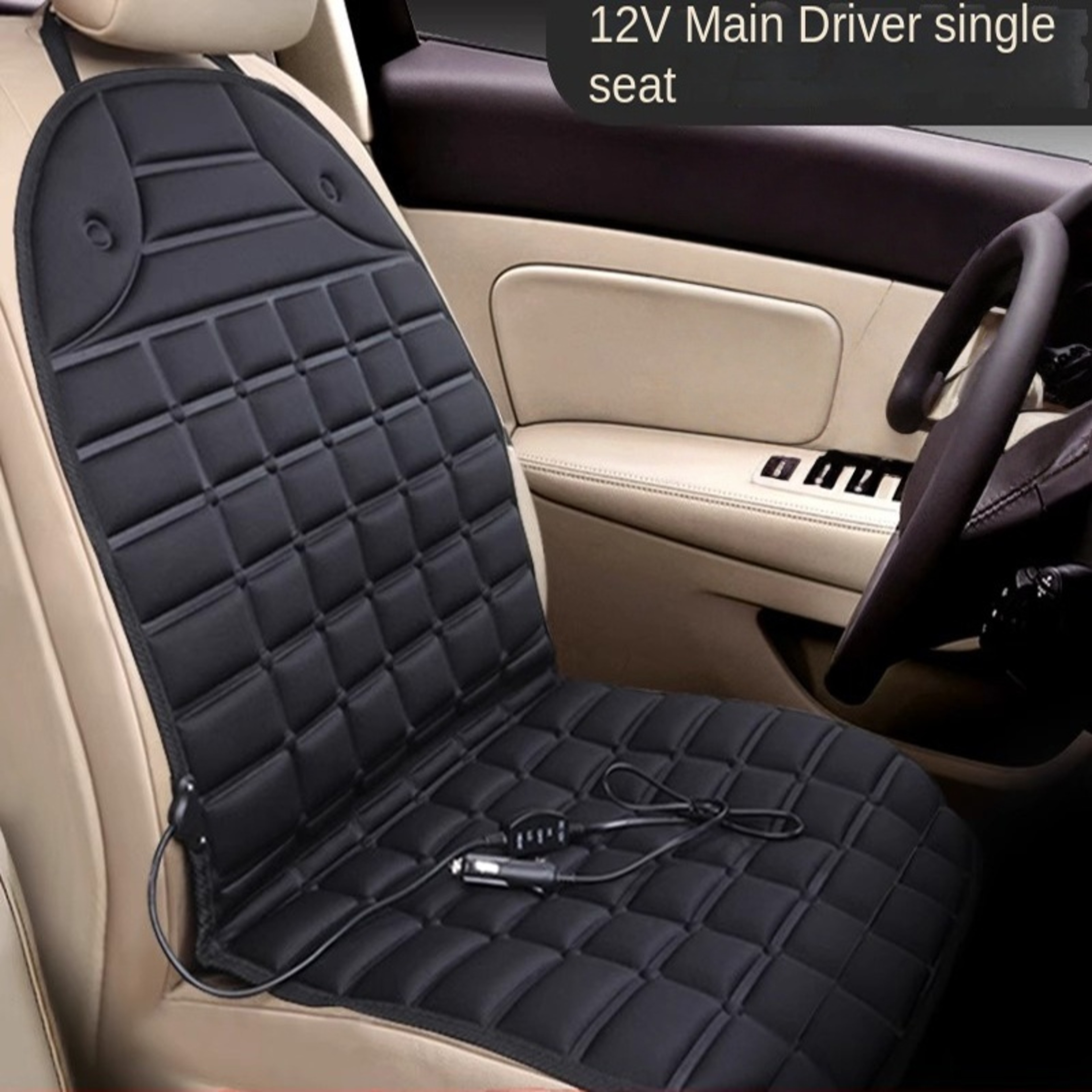 Car Heating Seat Cushion, Electric Heating Seat Cushion for Car Use, Quick Heating Winter Seat, Car Lovers Gift – view 5