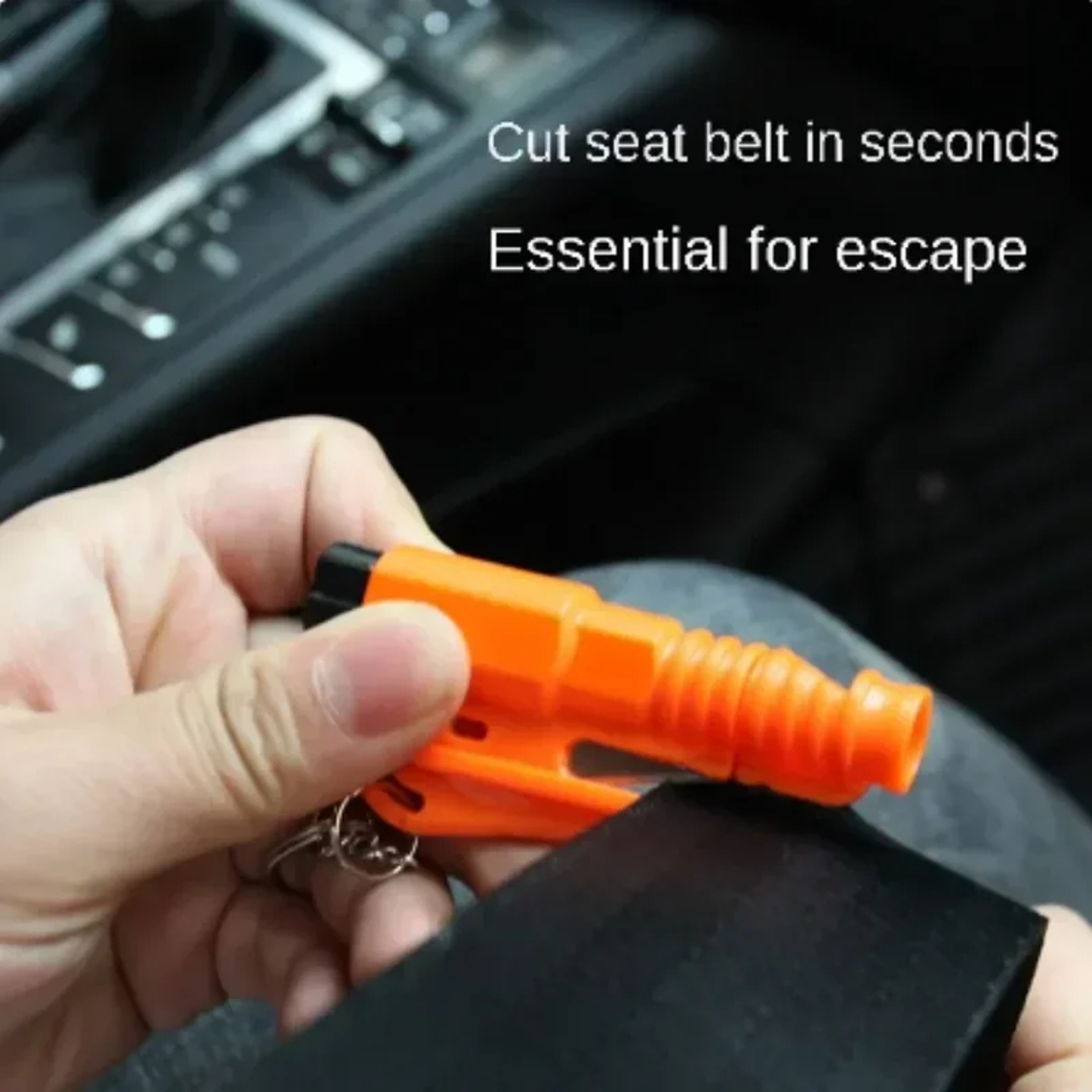 Car Window Breaker Hammer, Multi-Functional Escape Tool for Glass Breaking, New Mini Safety Hammer for Cars – view 5