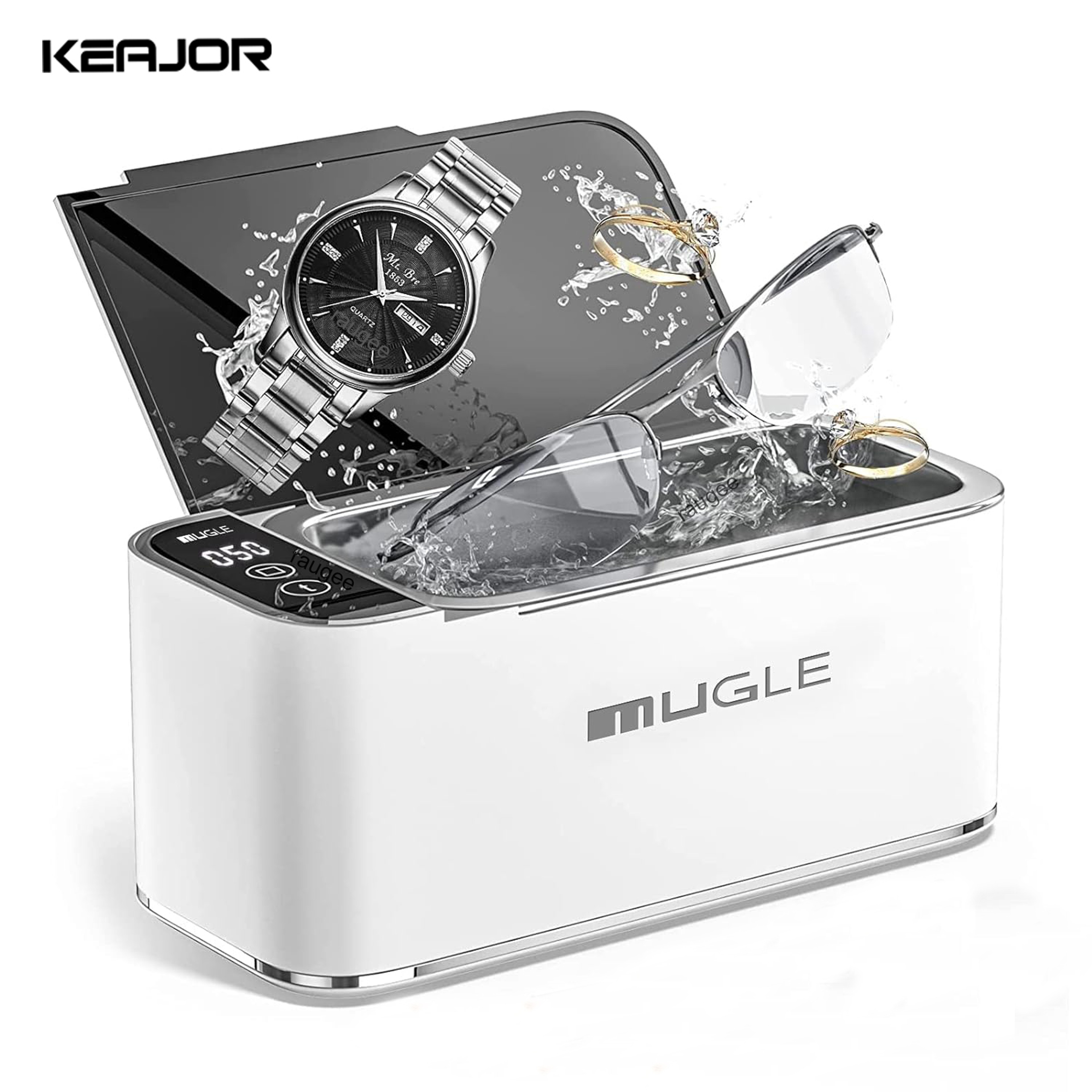 Ultrasonic Watch Cleaner High Frequency Ultrasound Cleaning Bath For Watch Glasses 0