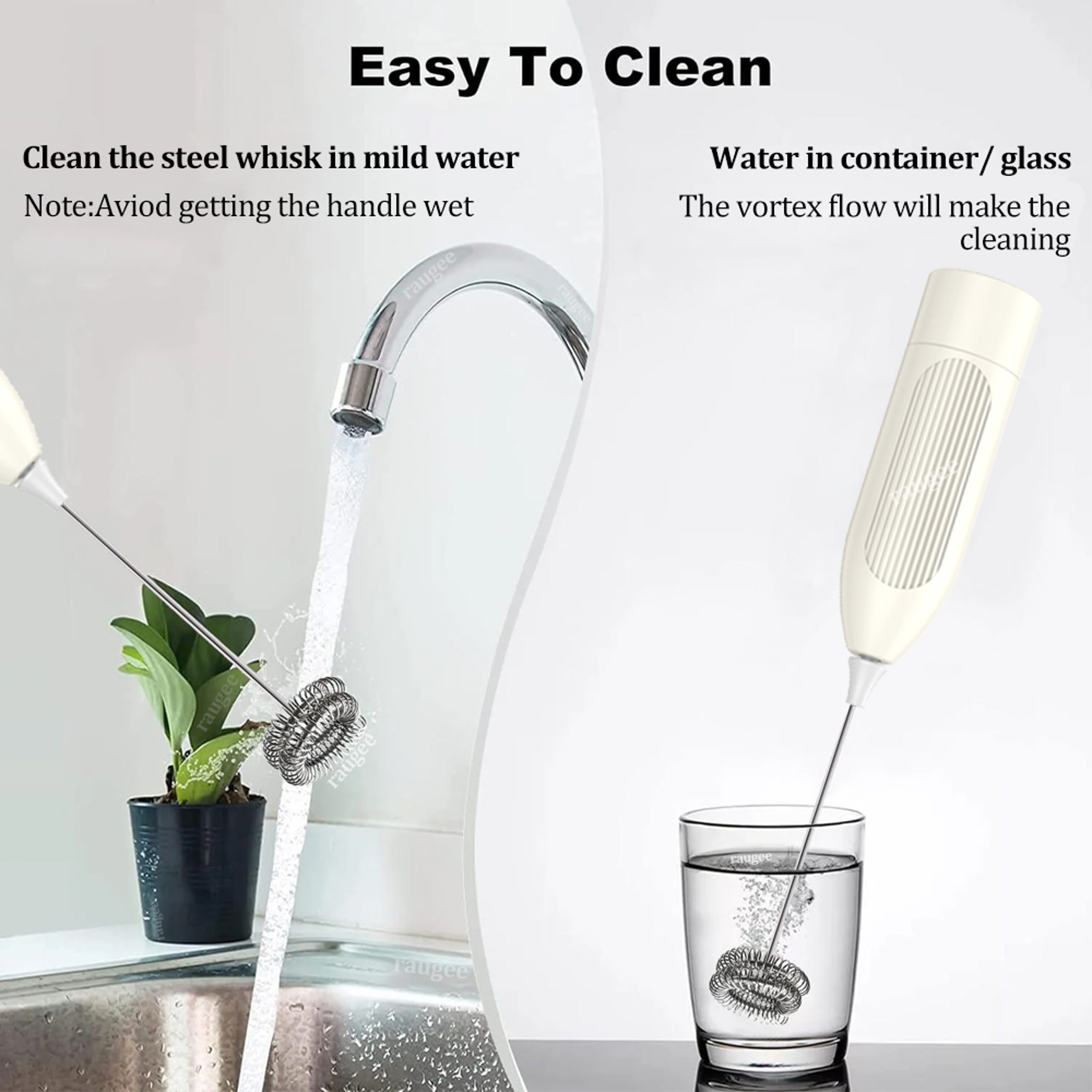 Wireless Electric Milk Frother For Cappuccino Latte Coffee Mini Handheld Milk Foam Machine Electric 5