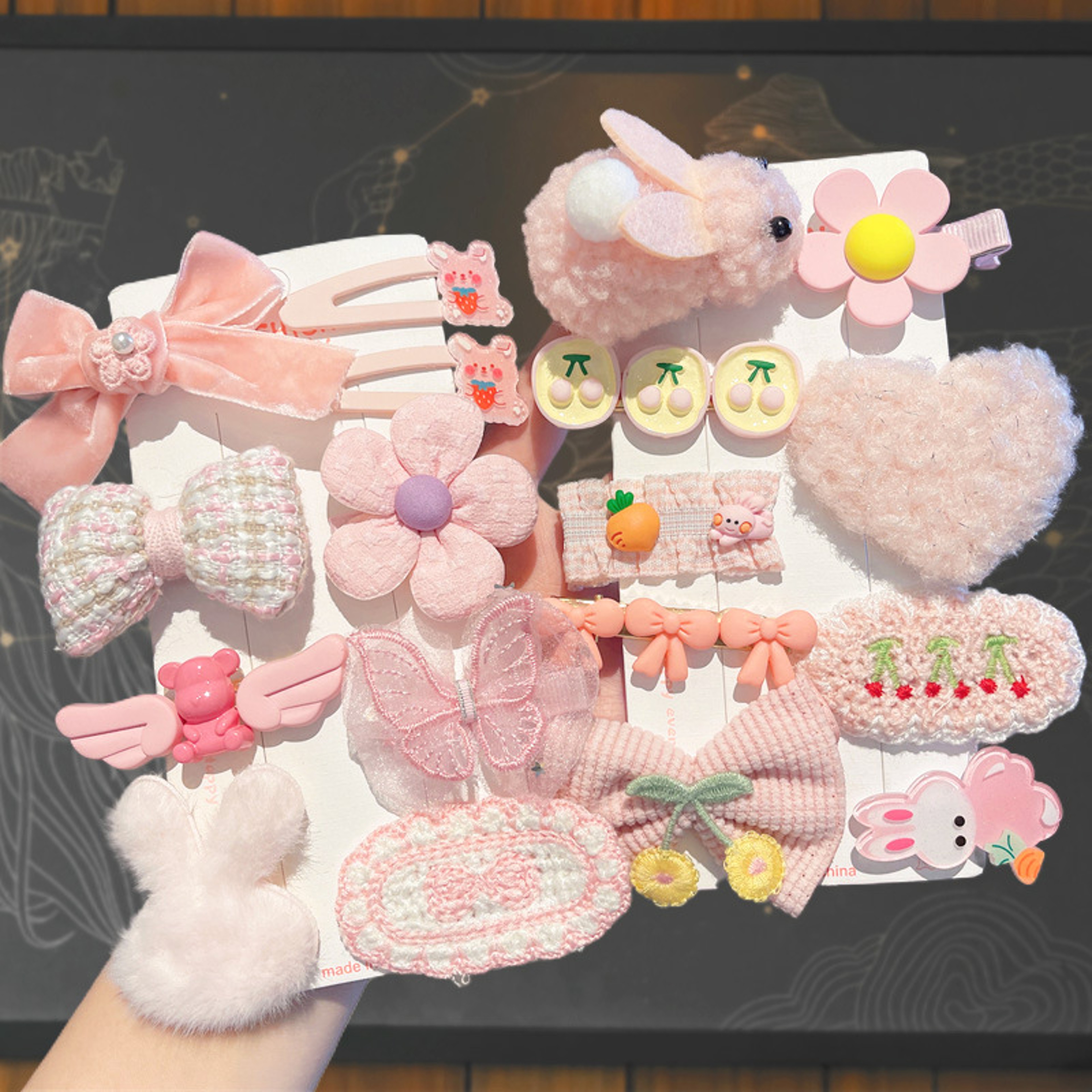 Cute Headdress Girl Hairpins Childrens Plush Hair Clip For Autumn And Winter Baby Hair Accessory Hi 0