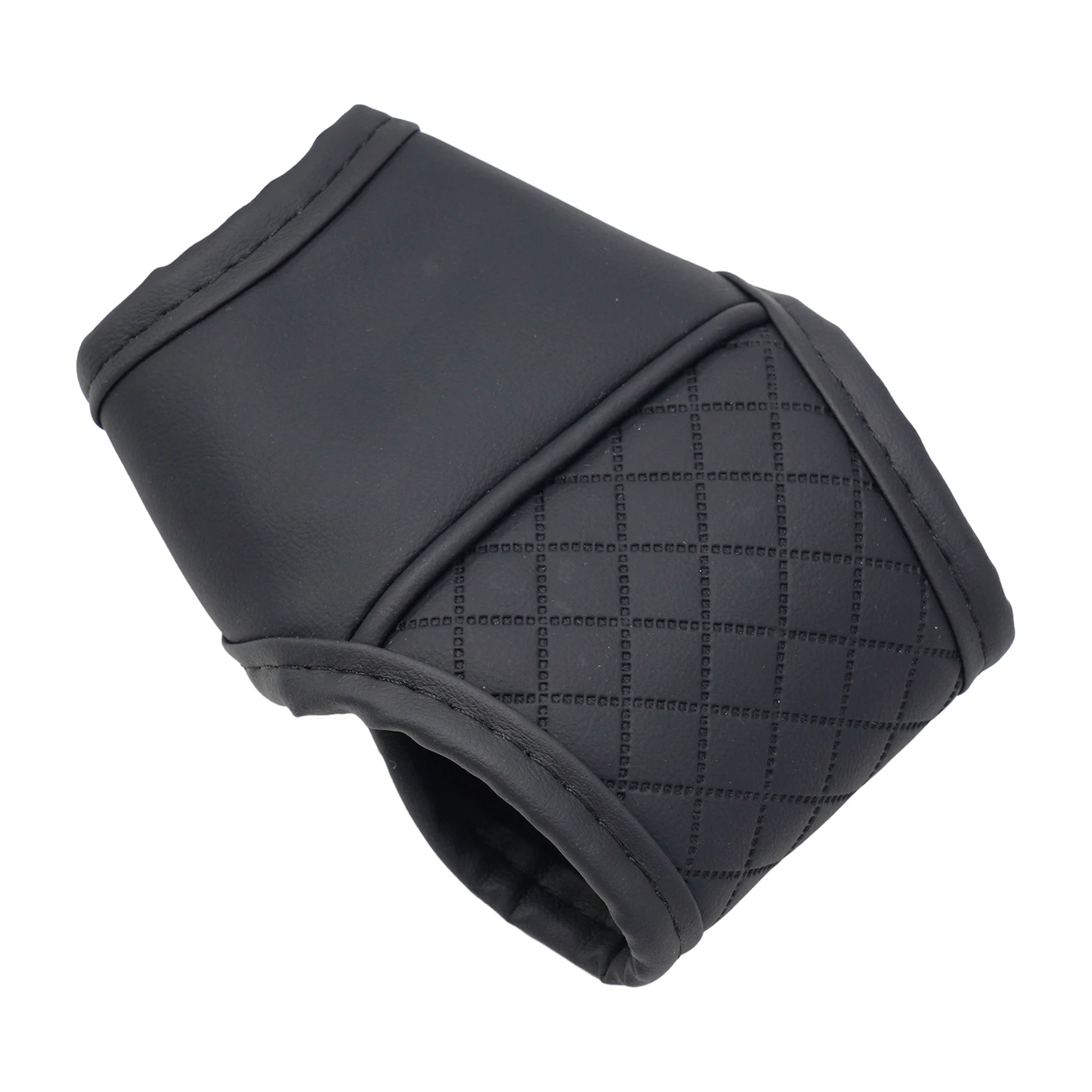 PU Leather Universal Car Gear Shift Cover NonSlip DustProof Shifter Knob Protector Interior Gear Le 2
