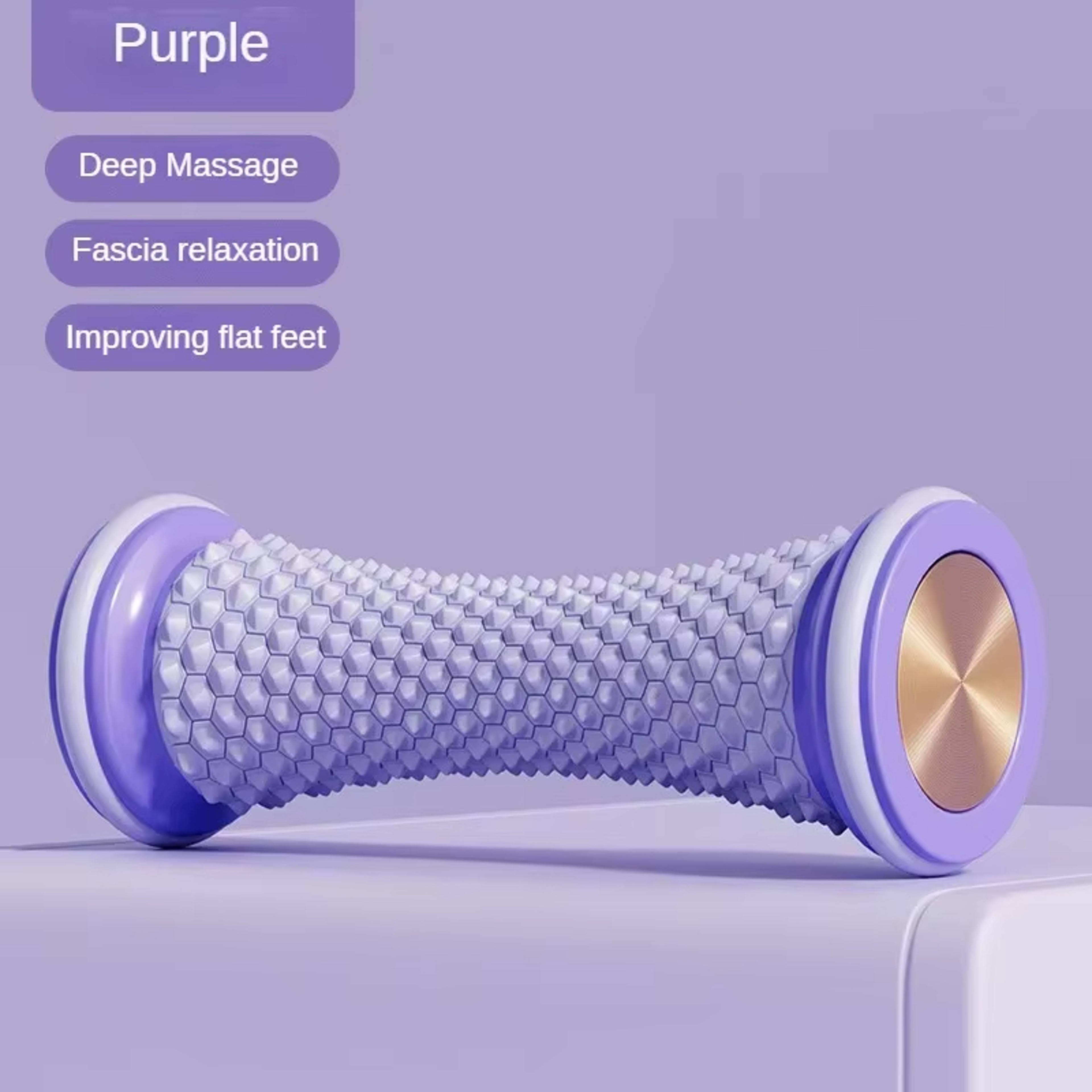 Massage Roller for Tendons & Muscles, Yoga Plantar Fascia Wheel, Leg Relaxation Roller, Fitness Arch Training – view 8