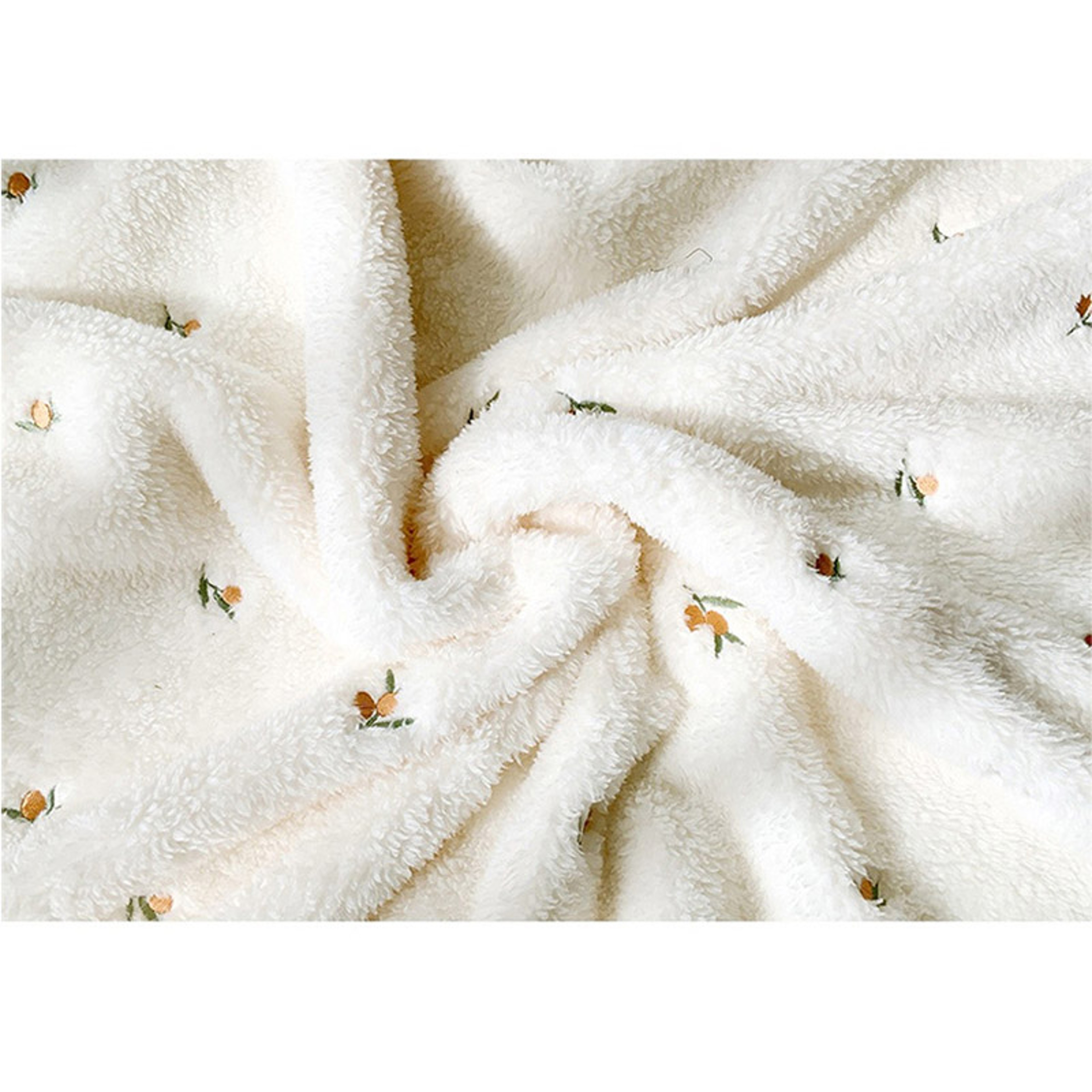 Warm Coral Fleece Soft Flannel Baby Blanket for Newborn, Stroller Swaddle Wrap Bedding Cover for Infants – view 6