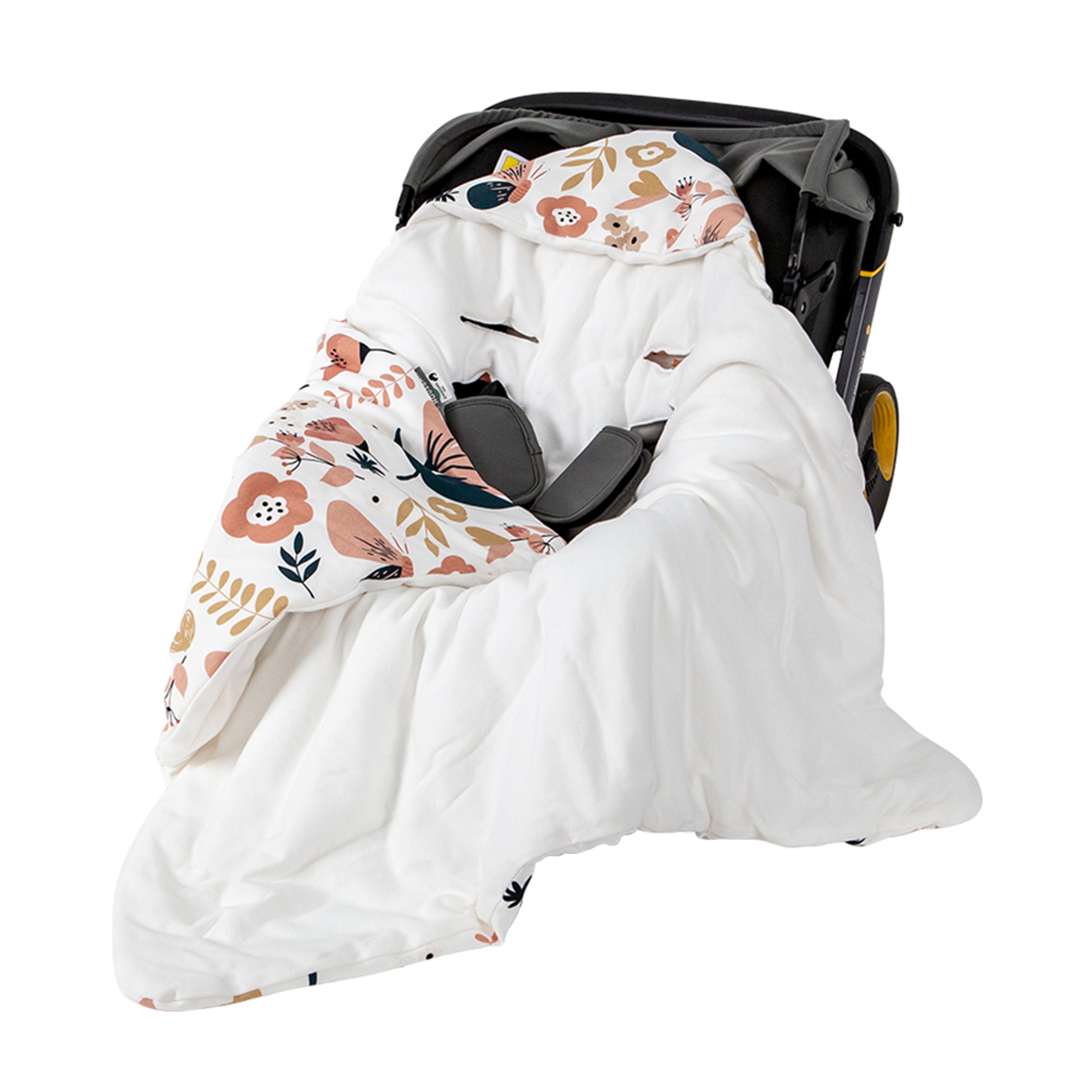 Windproof Hooded Baby Wrap Blanket for the Newborn, Autumn Warm Envelope for Infant Car Seat Discharge – view 10