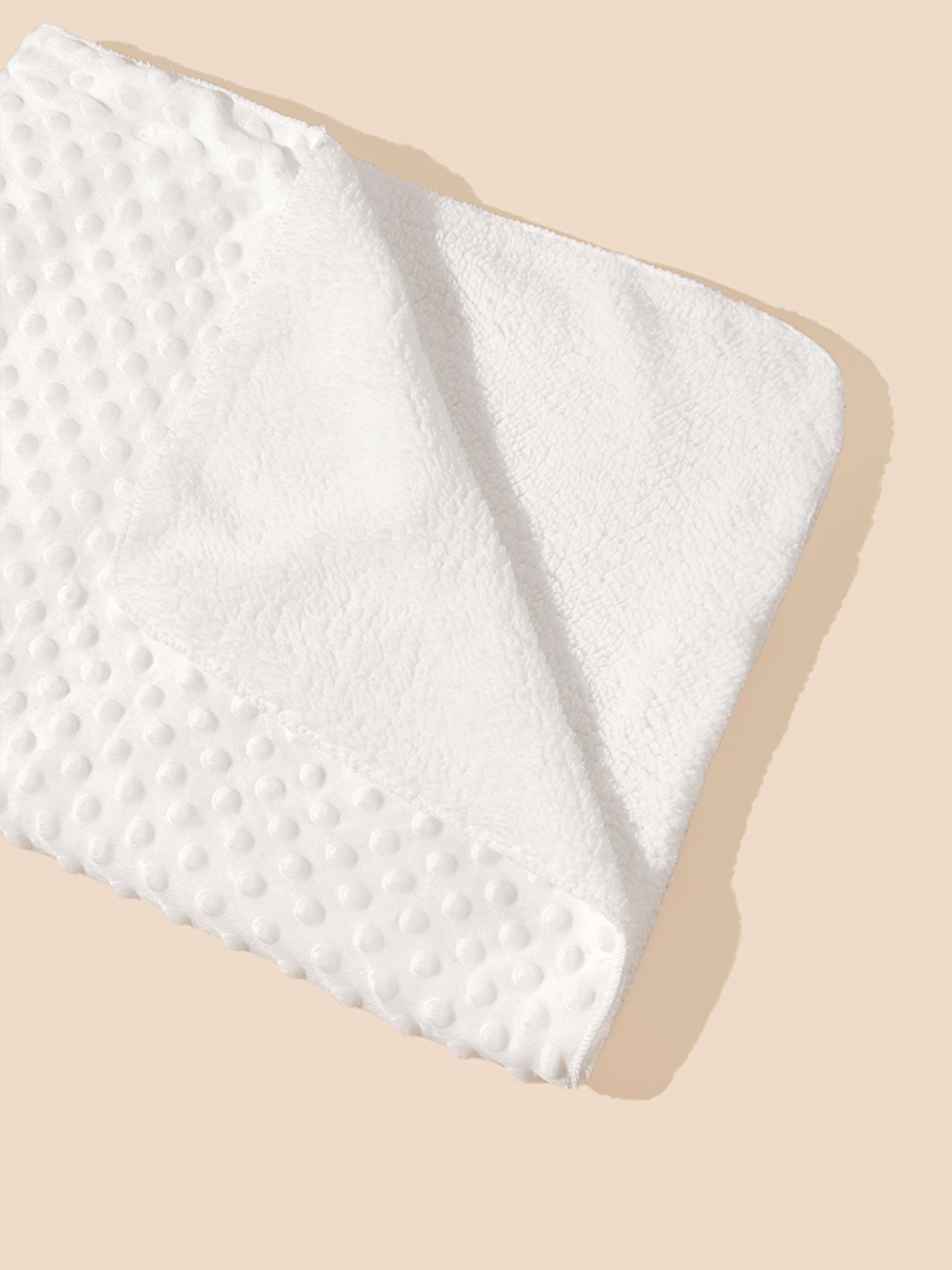 Super Soft Kids Swaddle Blanket Minky Baby Blanket Solid Color Crystal Velvet Bean Double Layer Qui 8