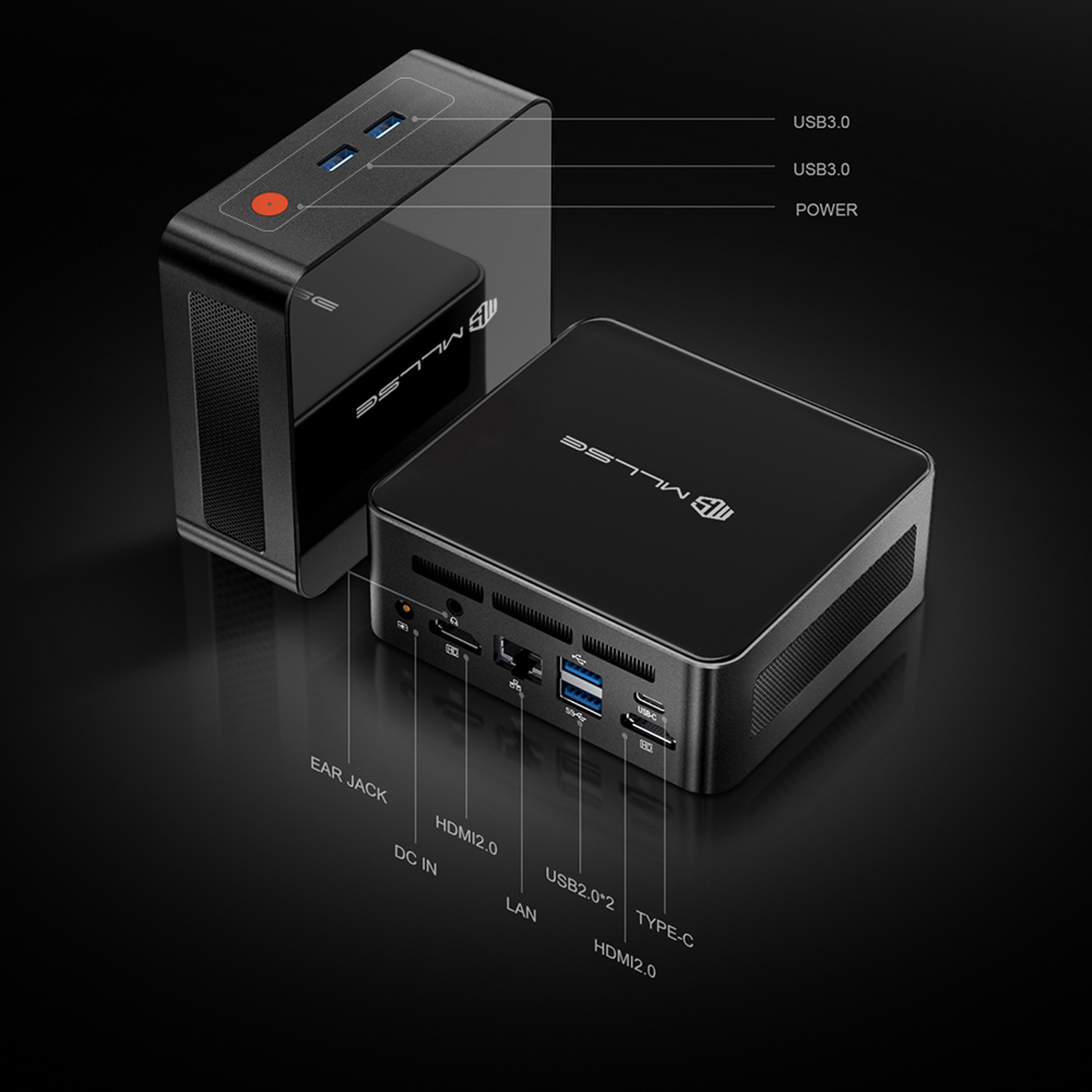 Mini PC Windows 11 Pro BT52 Desktop Computer Work PC 0