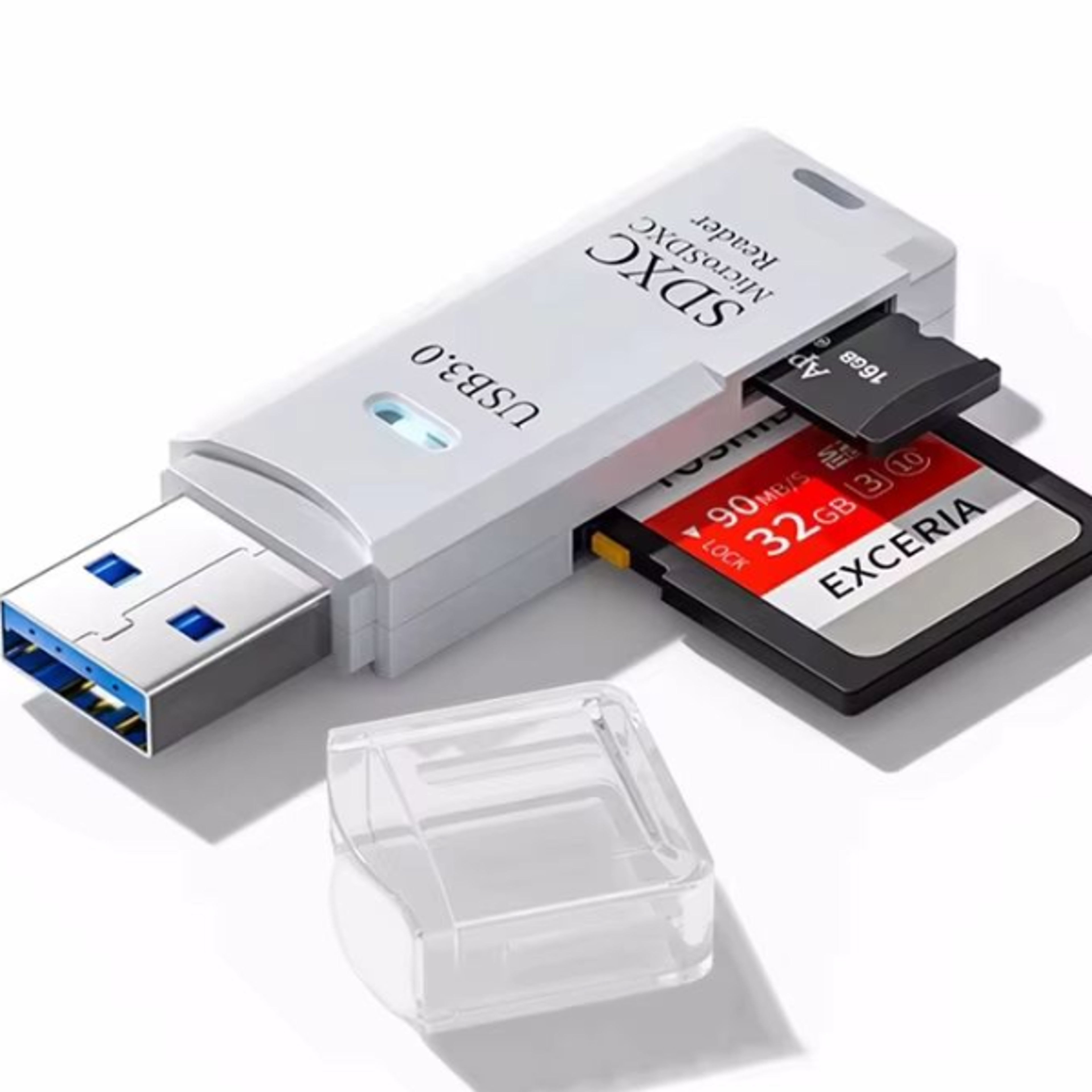 USB Card Reader Highspeed TF SD Card Reader for Computer Camera Tablet and Car Mounted Devices