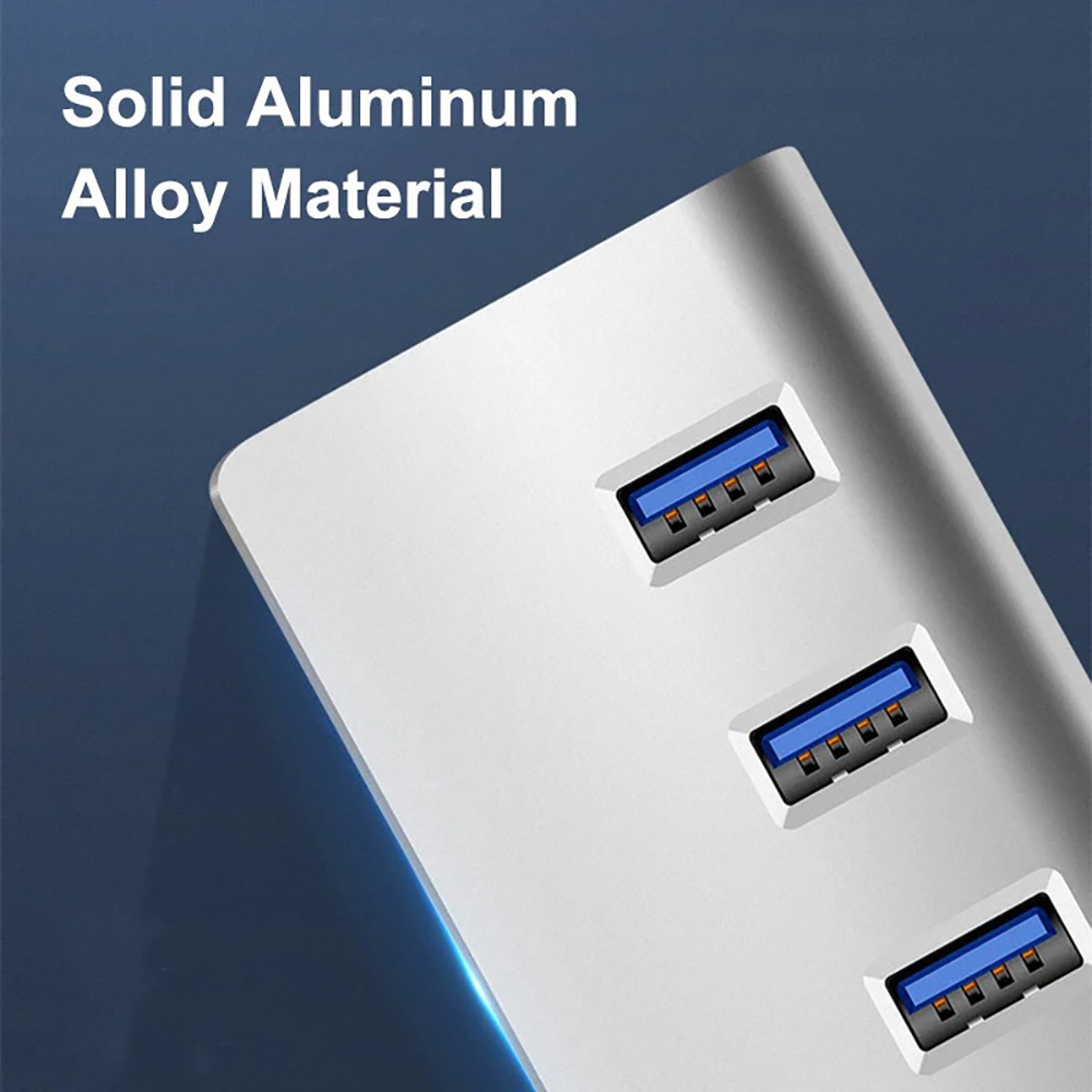 Docking Station Expander for Laptop, Aluminum Alloy USB Adapter – view 6