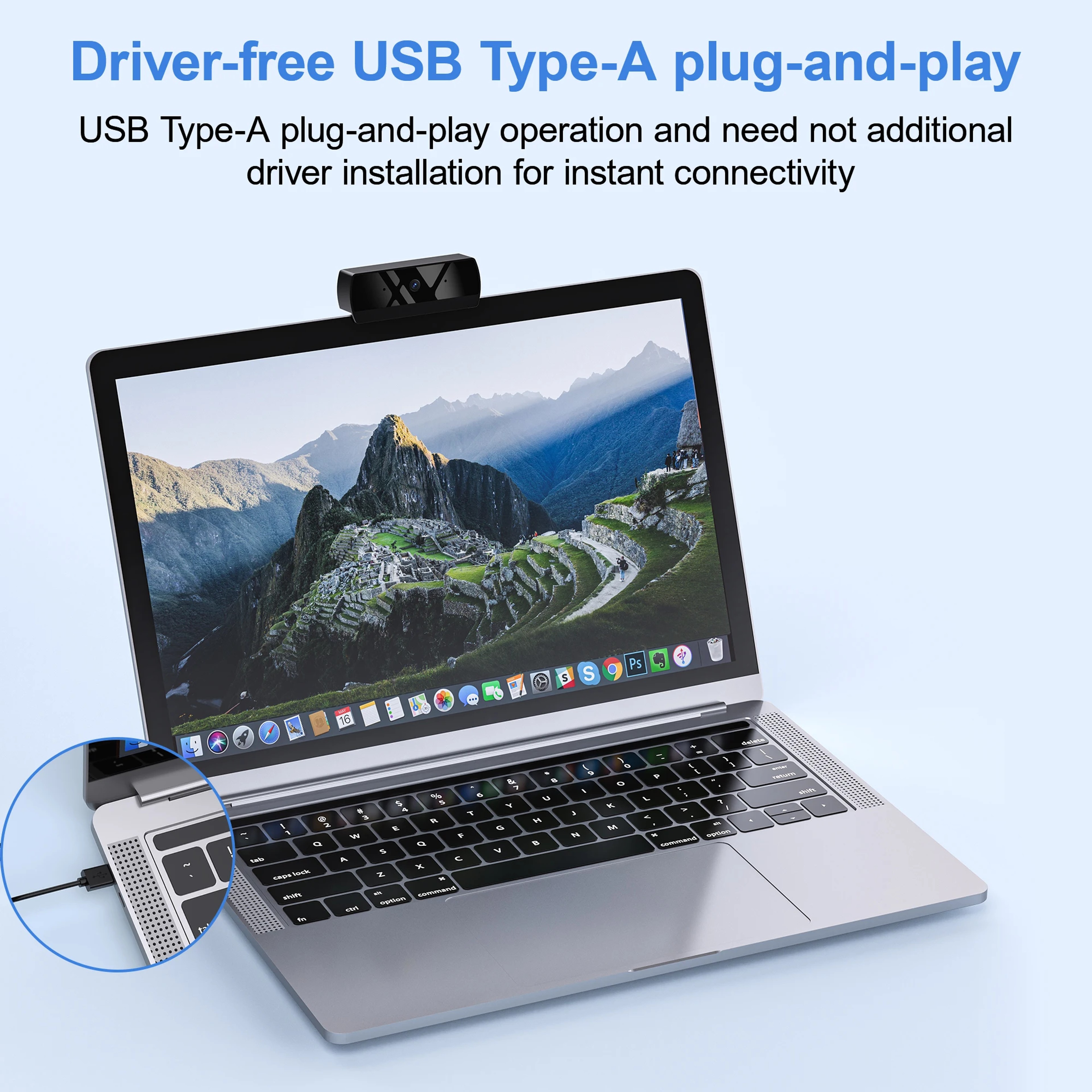 USB Web Camera With Microphone HD 1080P Autofocus Camera For PC Laptop Live Streaming  Video Calls 2