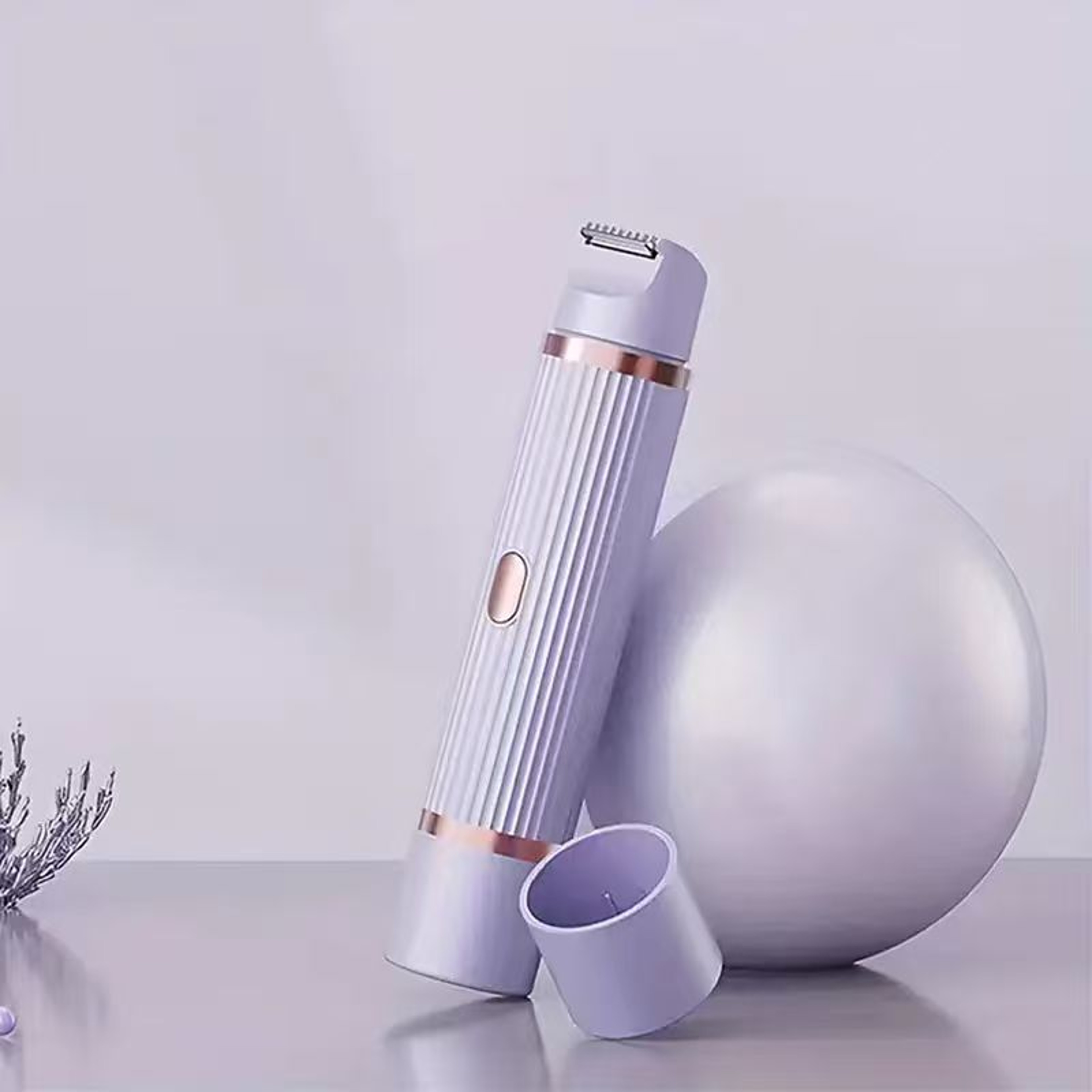 2-in-1 Womens Electric Shaver Trimmer, Portable Wet, Dry Hair Remover for Eyebrows, Face, Legs, Armpits – view 5