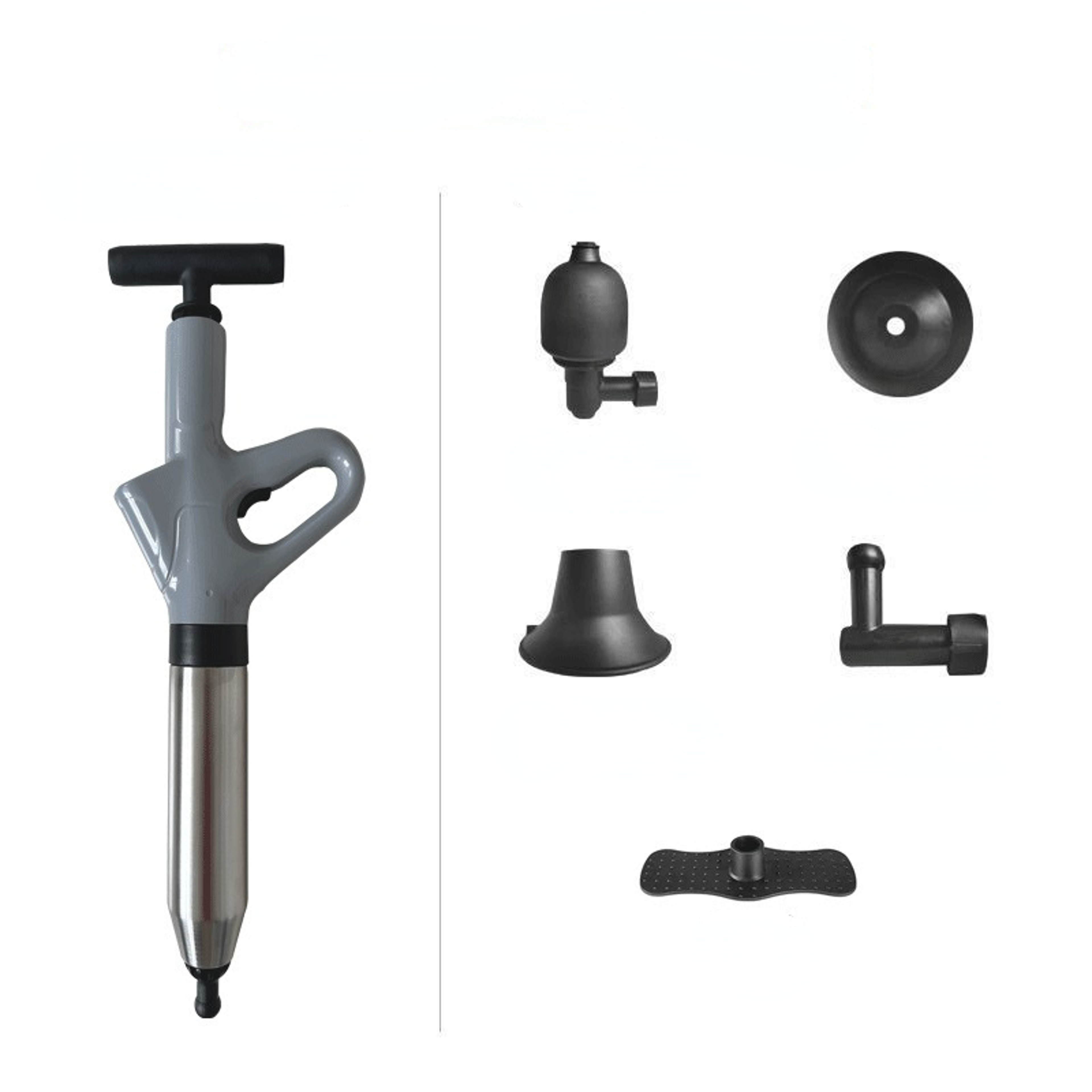 High Pressure Air Drain Blaster Clog Remover Toilet Plunger, Bathroom Kitchen Sink Cleaning Tools, Dredge Clogged Drains – view 7