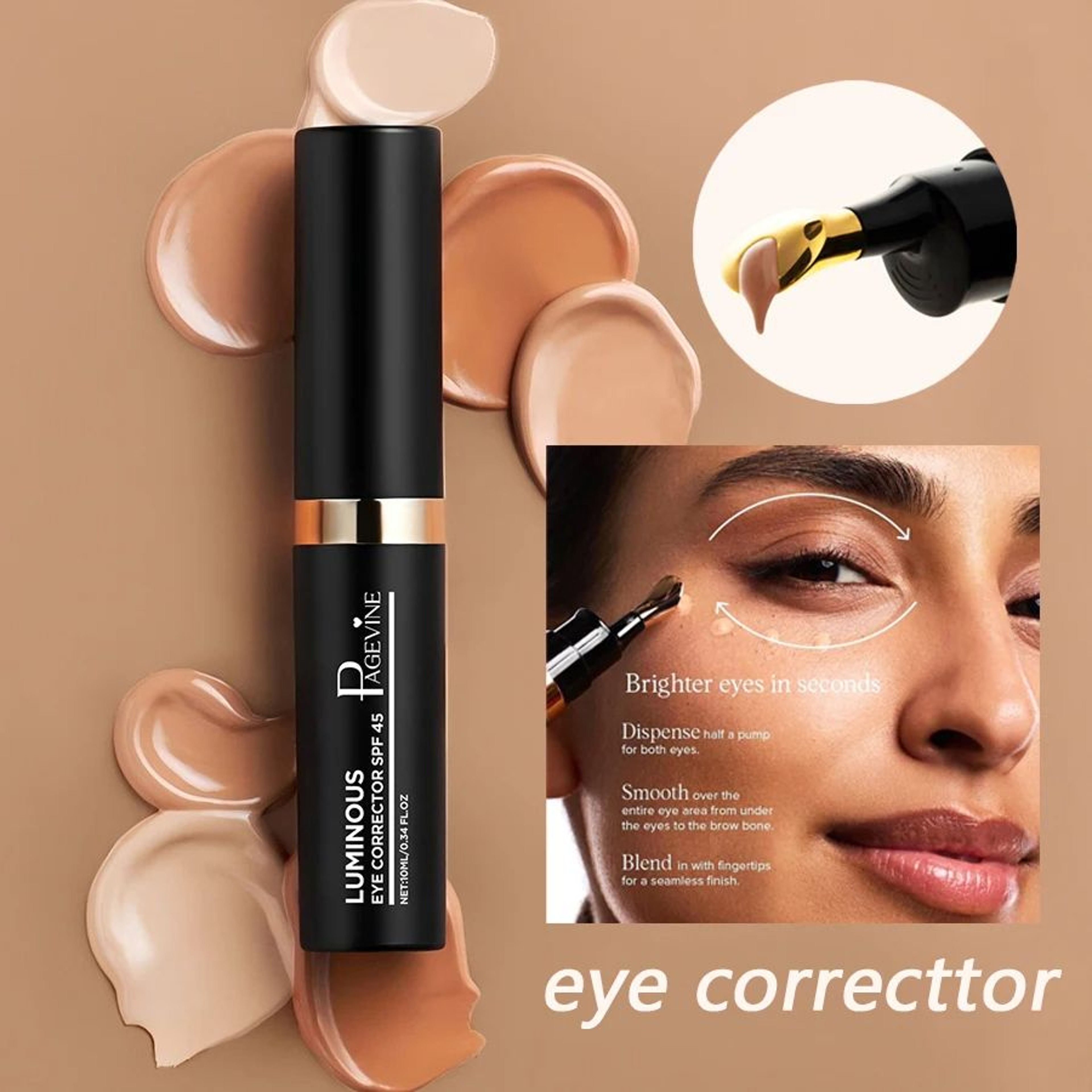 Luminous Eye Corrector Concealer Dark Circle Brightening Makeup Long Lasting Liquid Concealer For E 0