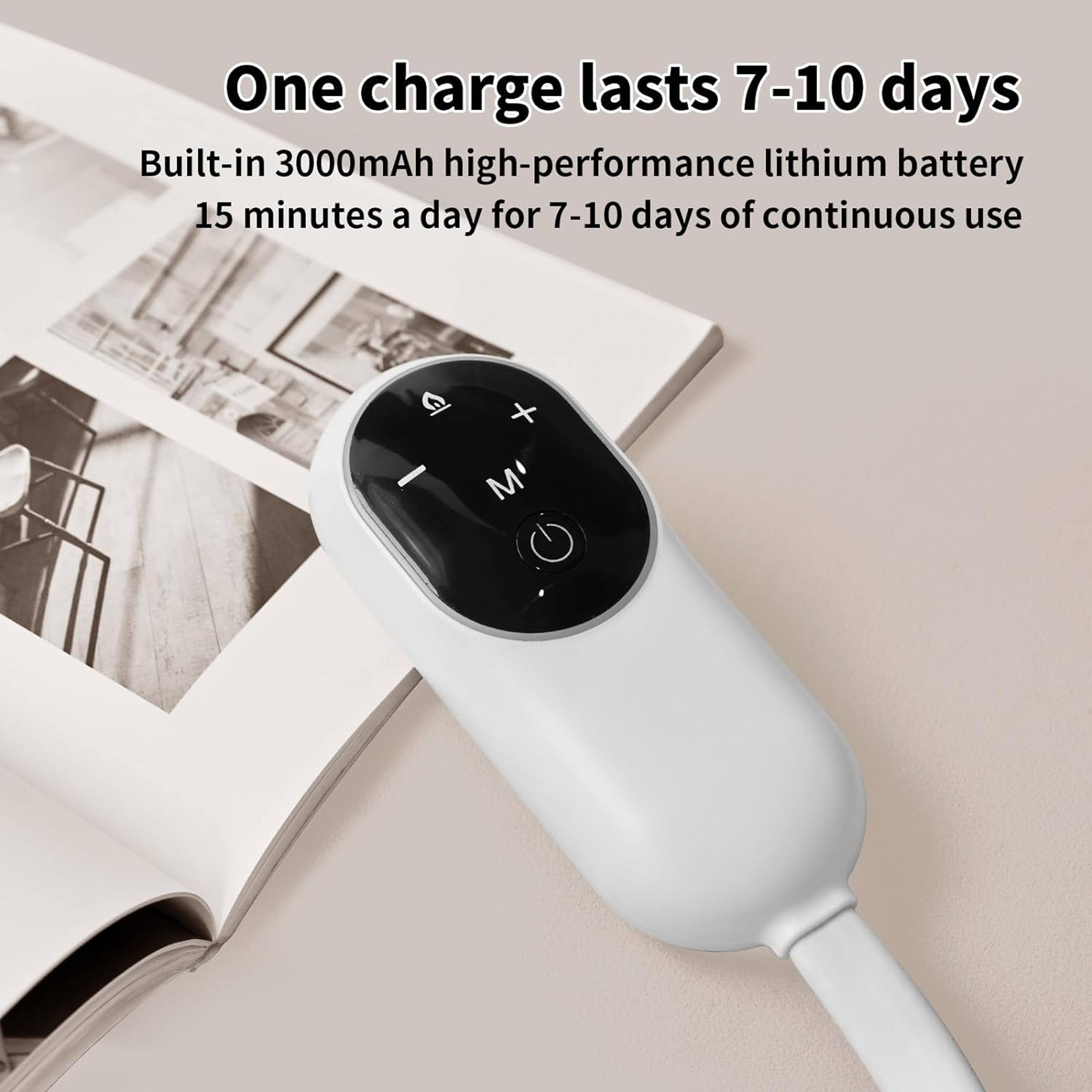 Electric Air Pressure Head Massager with Graphene Heating, 6 Zone Scalp & Eye Massager for Stress Relief, Migraine – view 5