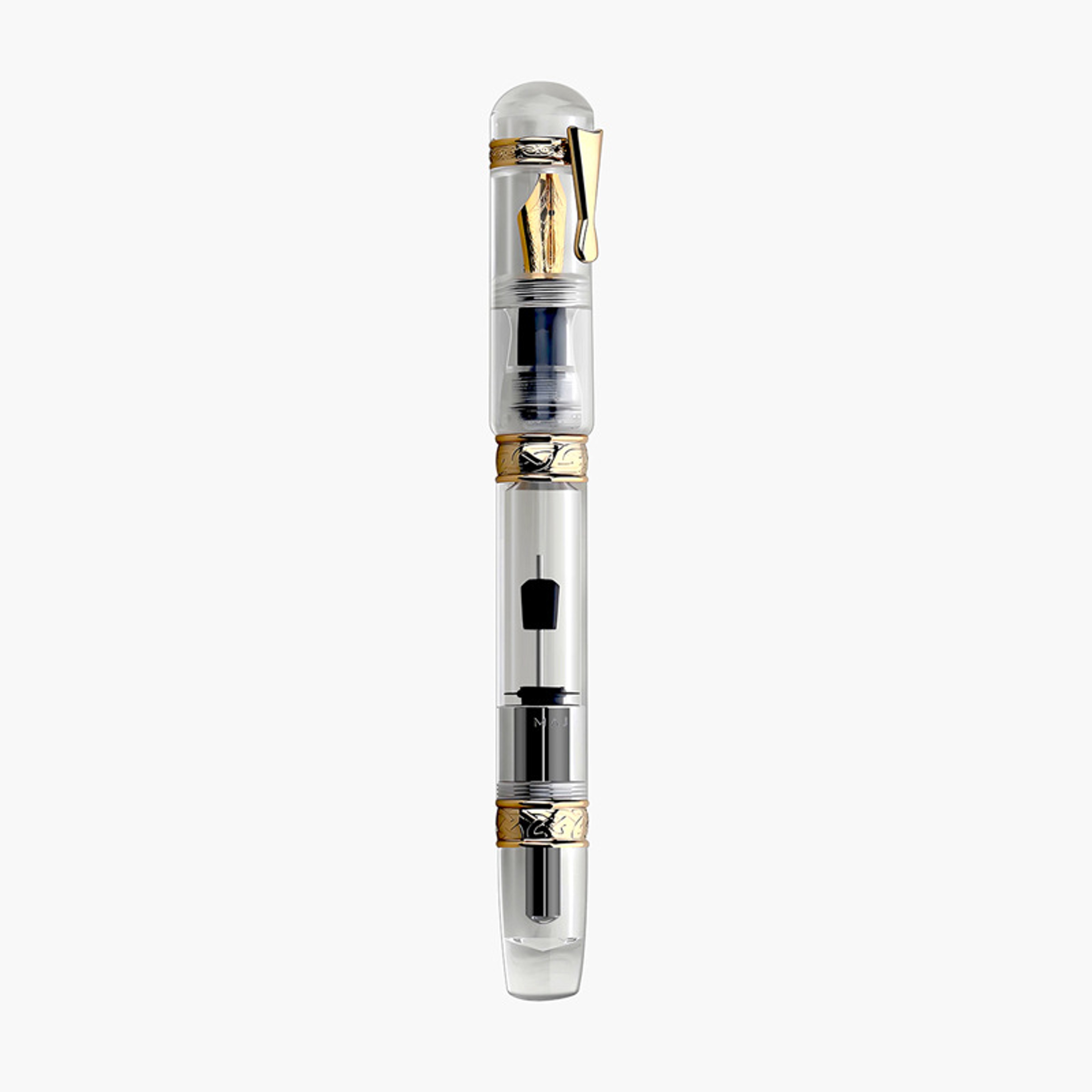 C5 MAJOHN Transparent Leak Proof Pen Holder Large Capacity Ink Storage Adult Student Writing Practi 4