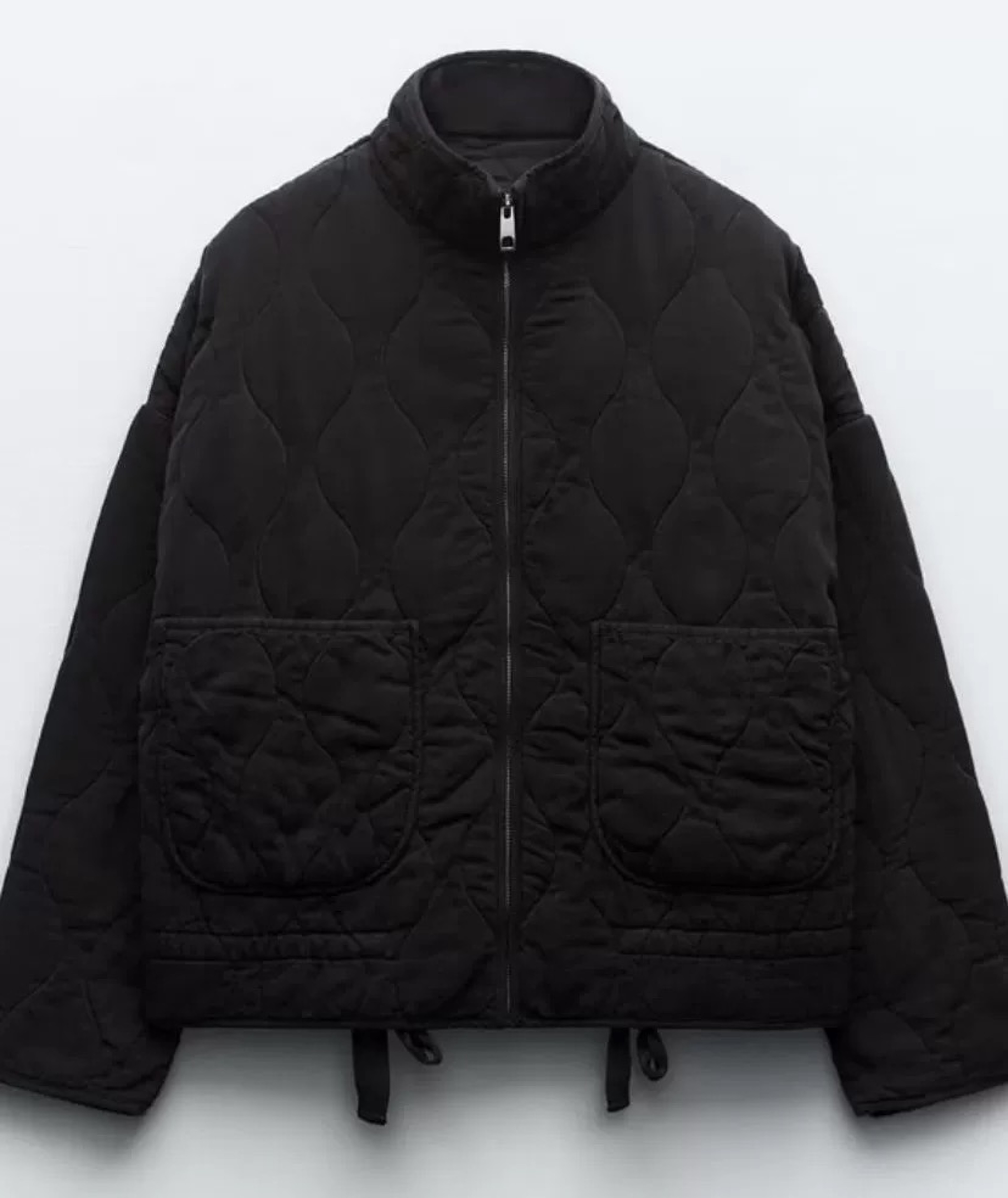 Vintage Quilted Coat For Women 2025 New Arrival Lenzing Rayon High Collar Large Pocket Decorative C 3