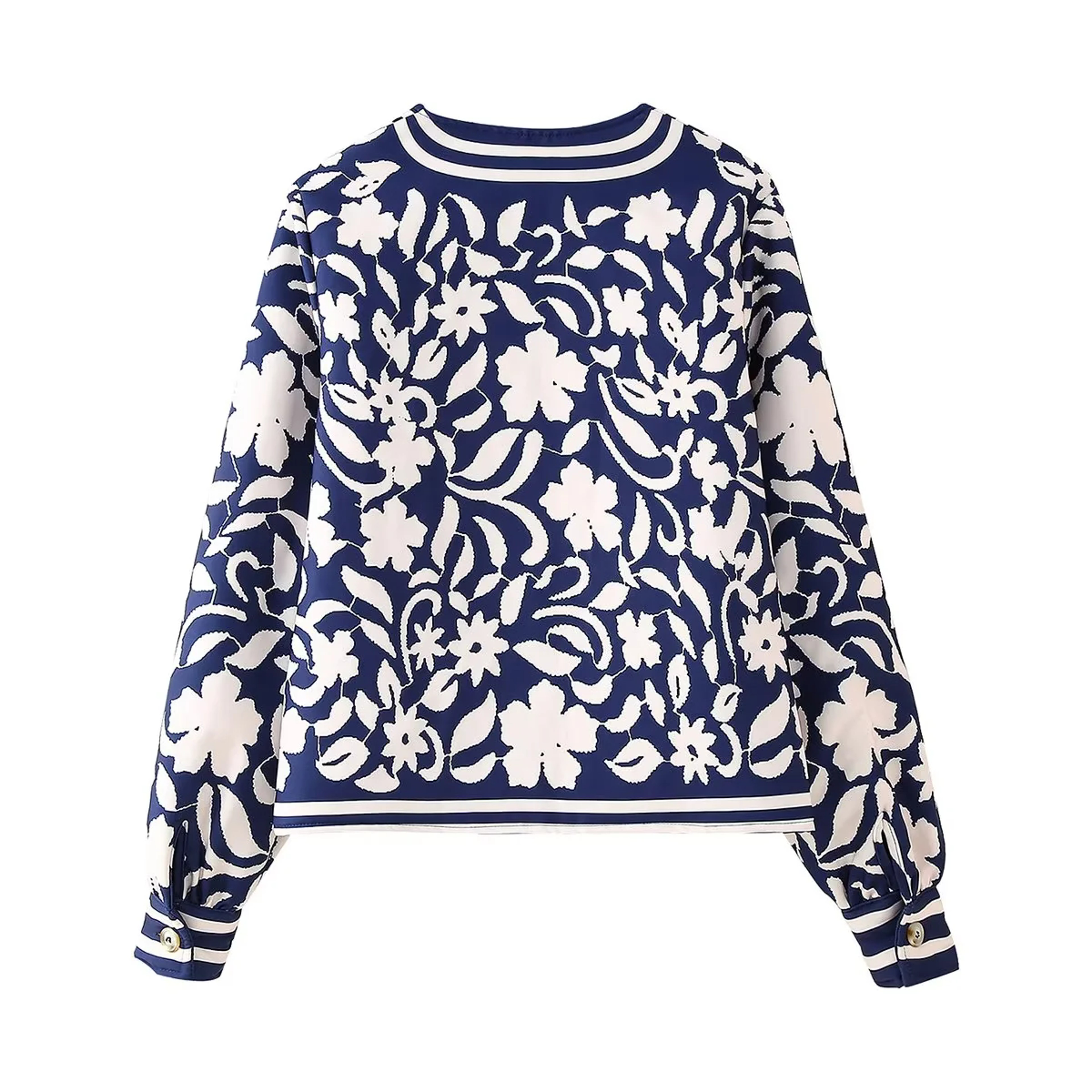 Faionable Print Cotton Jaet, Women's Spring Outerwear, Versatile Regular Length Jacket, Boho Style – view 2