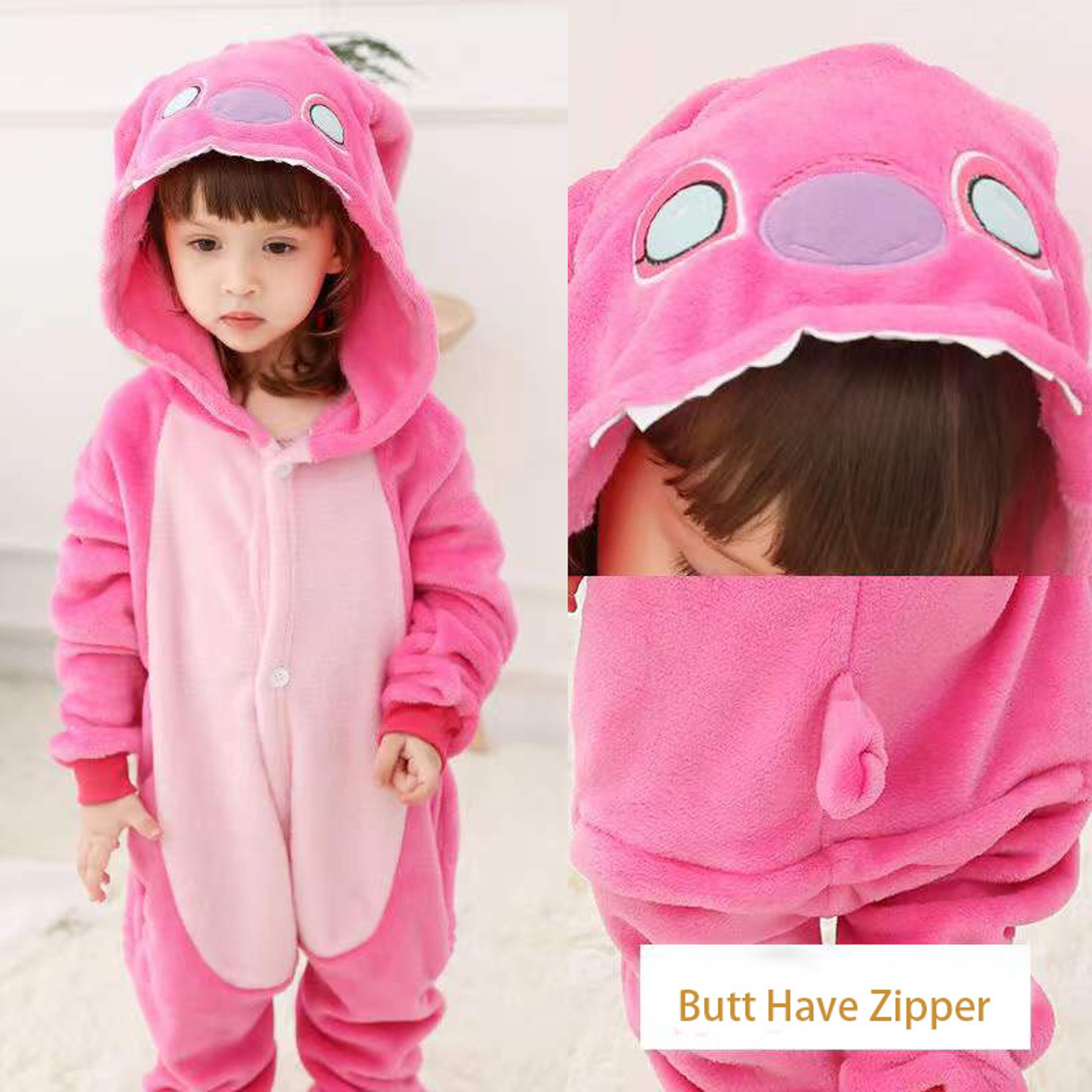 Kids Cartoon Pajamas Set, Animal Onesie Jumpsuit for Girls and Boys, Anime Cosplay Costume for Christmas and Halloweens – view 6