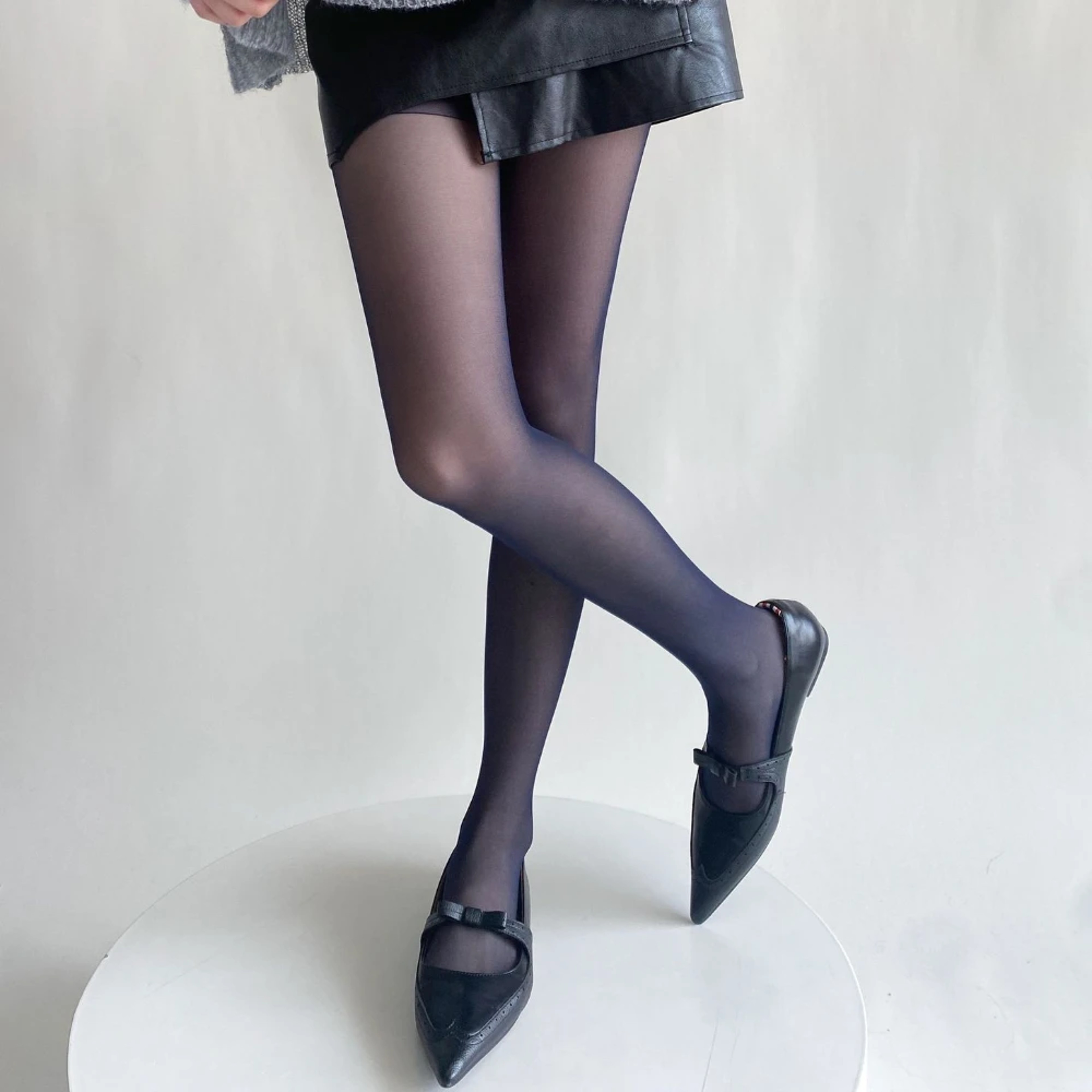Velvet Touch Thigh High Stockings Ultra Thin Nylon Tights For Women Sexy Body Hosiery Pantyhoses 4