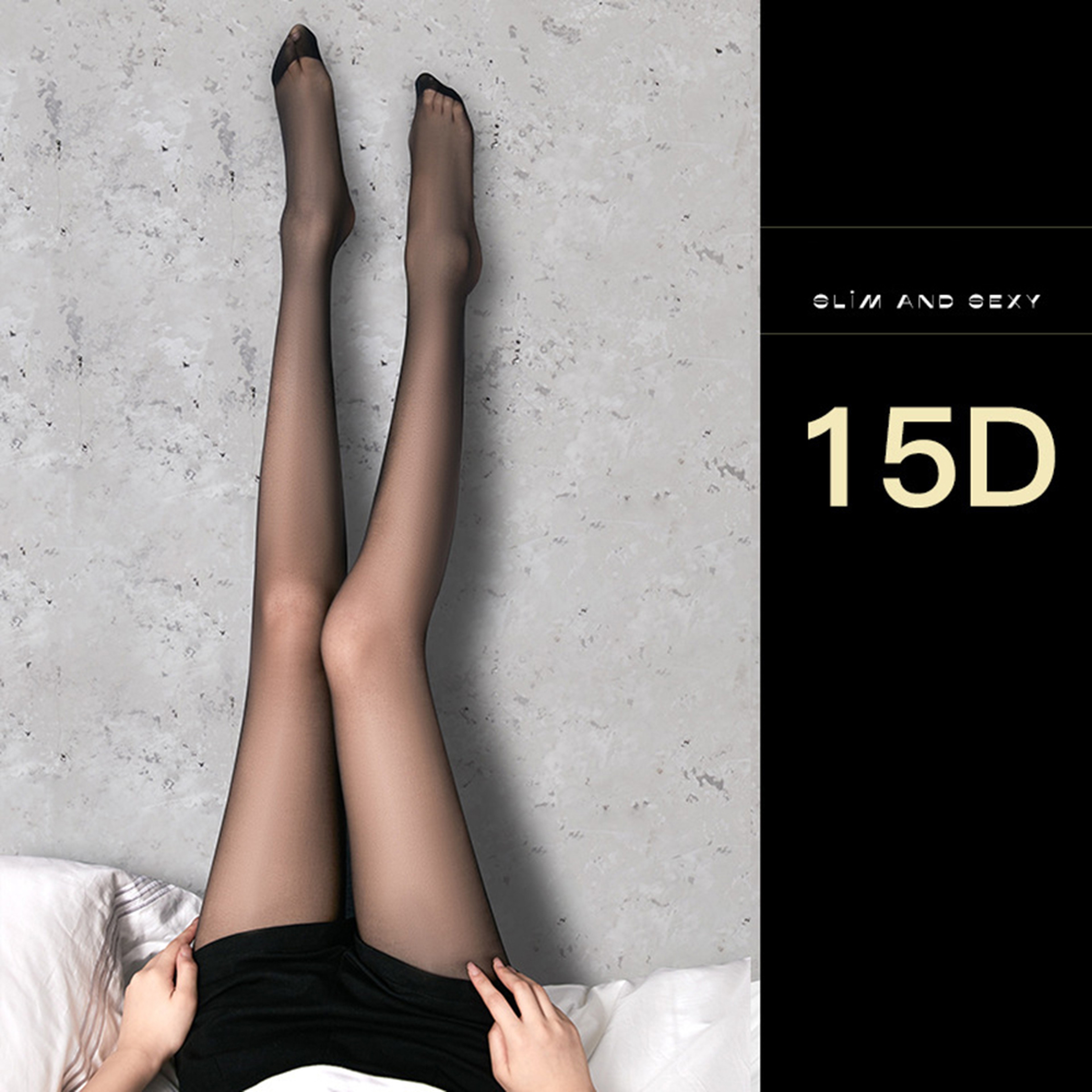 Ultra Thin Black Tights, Sheer Silk Pantyhose, Breathable Hosiery, Anti Hook Stockings – view 10