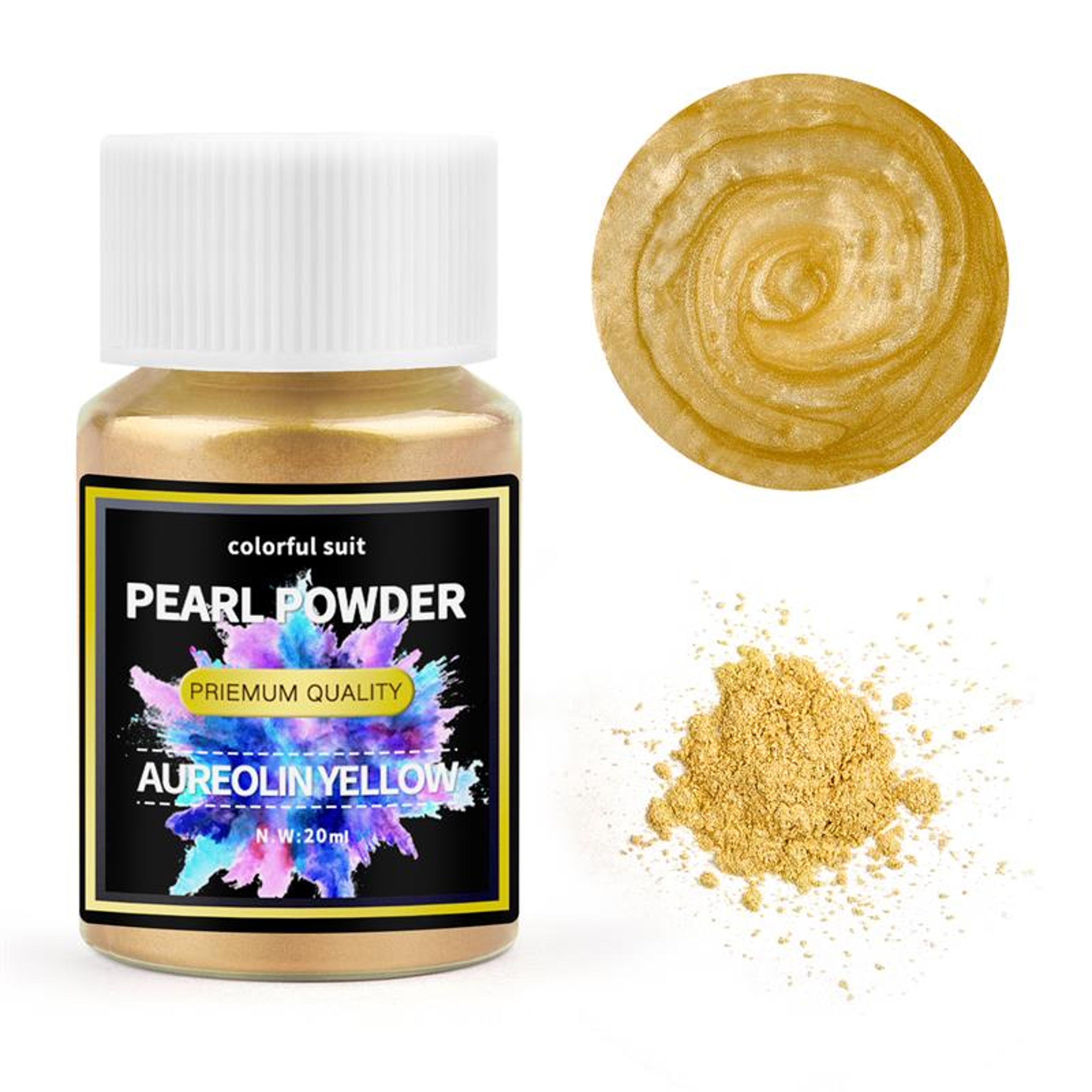 Pearlescent Powder, Epoxy Resin Dye, 24Color Mica Powder Set, Pearl Pigment for DIY Jewelry Making – view 9