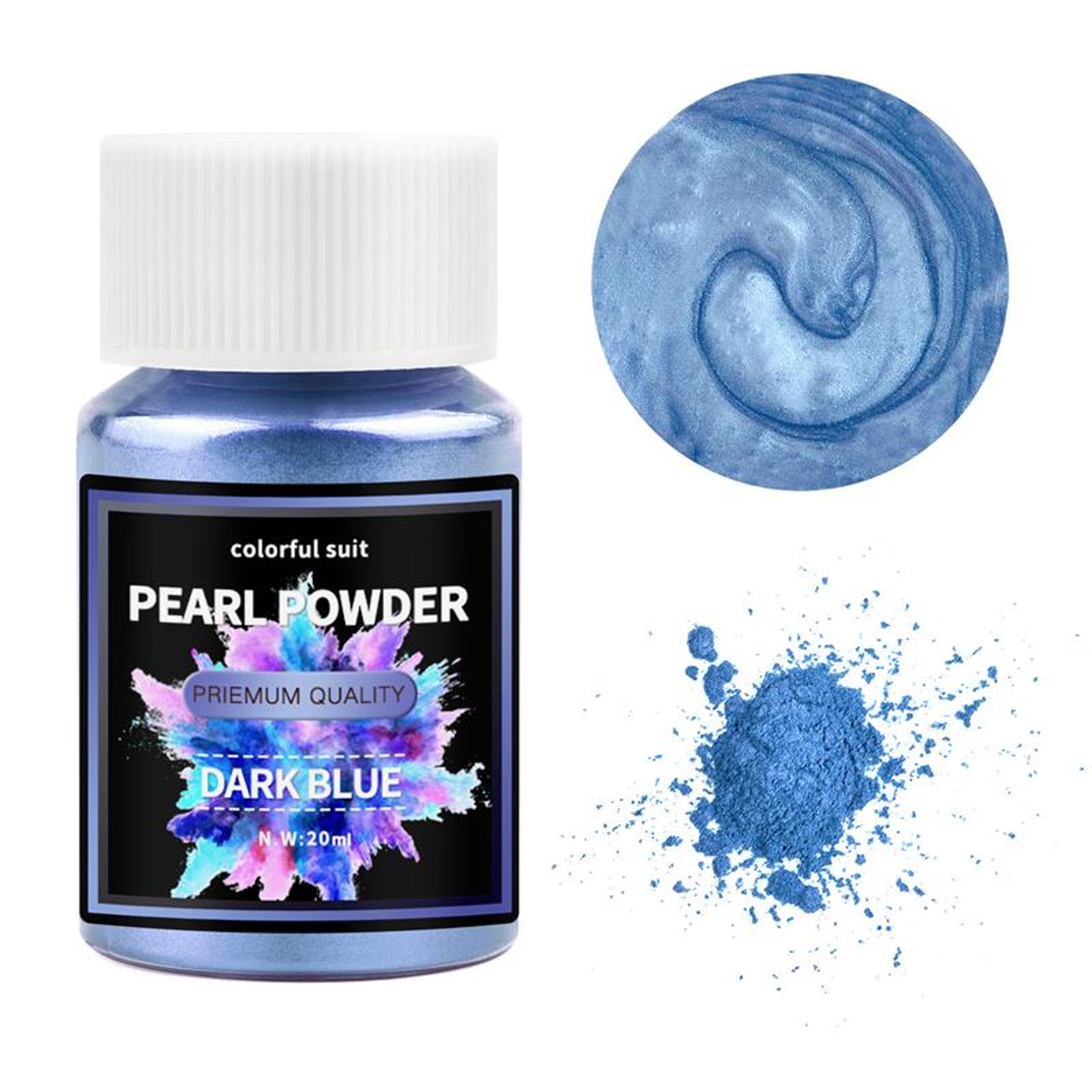 Pearlescent Powder, Epoxy Resin Dye, 24Color Mica Powder Set, Pearl Pigment for DIY Jewelry Making – view 18