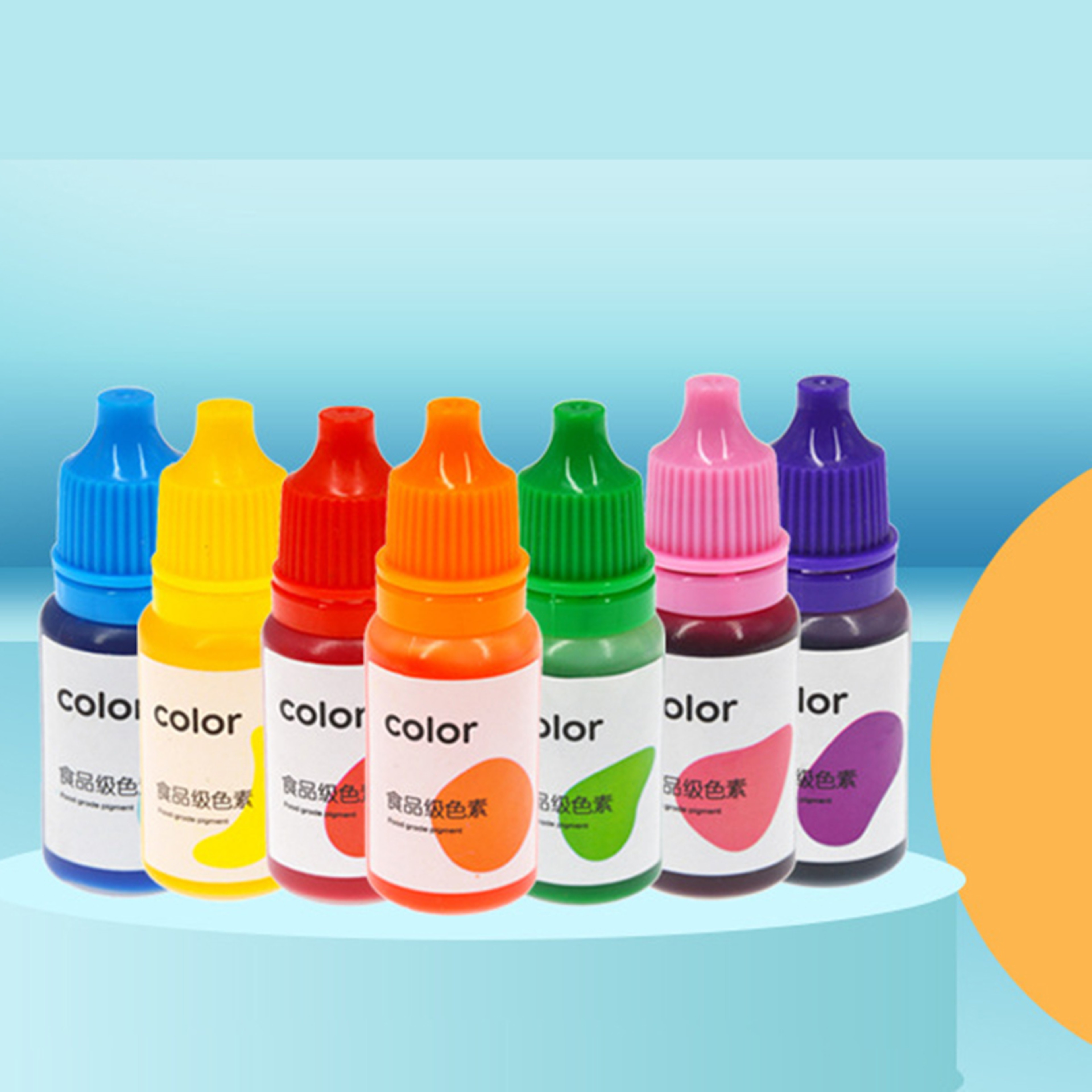 Food Grade Experimental Pigment, 10ml Kids Science Kit, Color Mixing Set, Slim Pigment Toy, Childrens Art Supplies – view 2