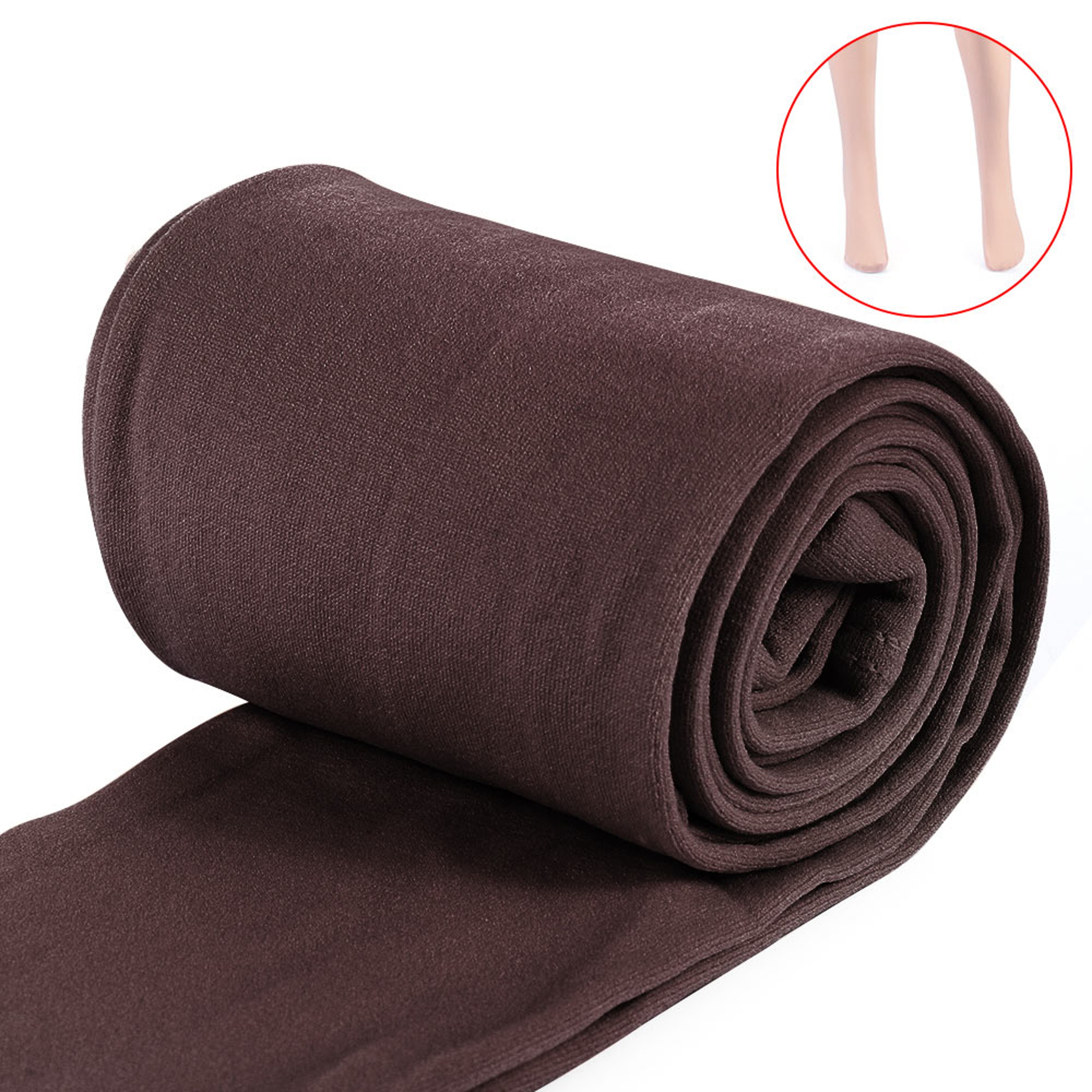 Women Winter Thermal Leggings, Fleece Lined Tights, Warm Thick Stretch Pantyhose – view 11