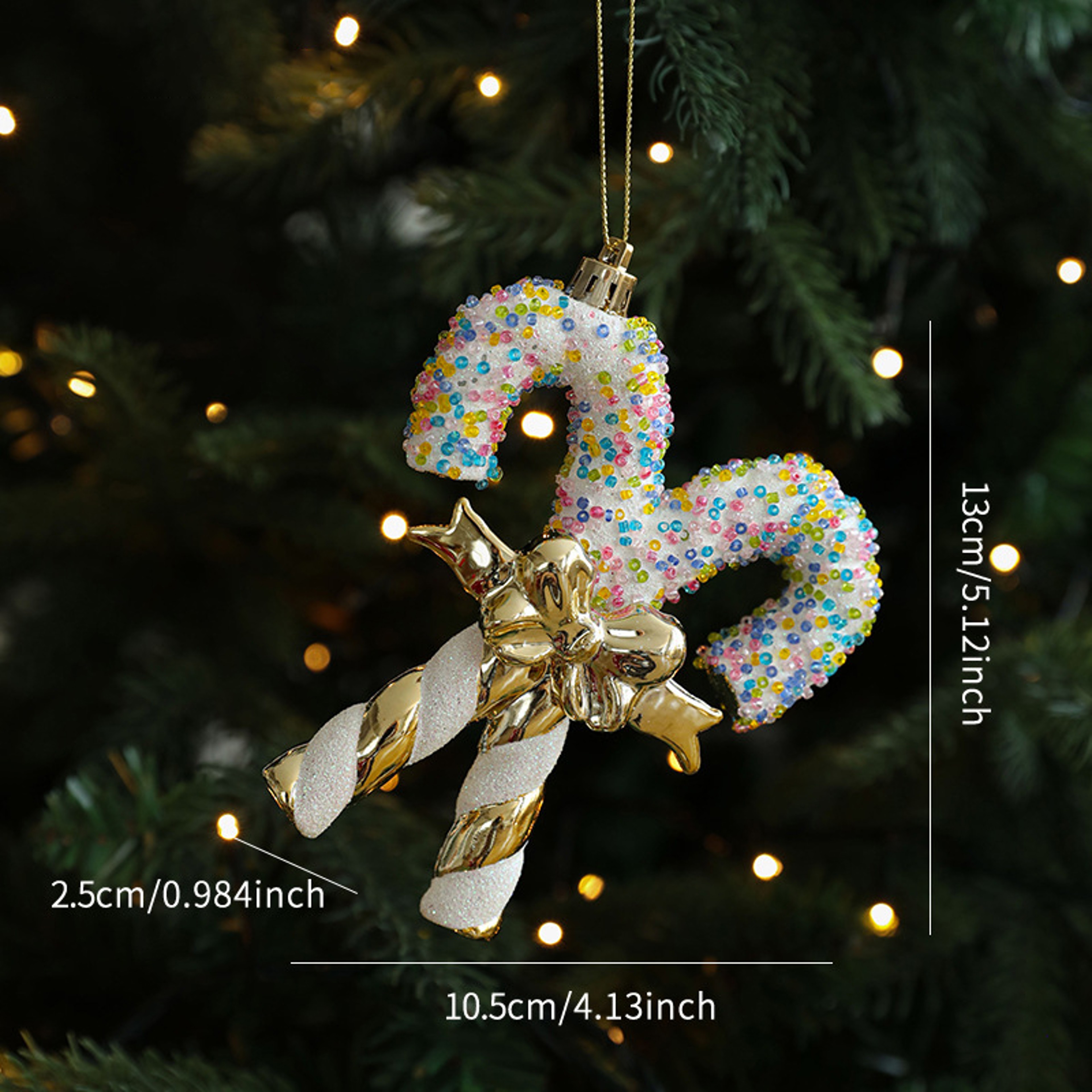 Christmas Tree Ornaments Hanging, Acrylic Crystal Pendant, Snowflake Ornaments , Home Decoration Xmas Gifts – view 10