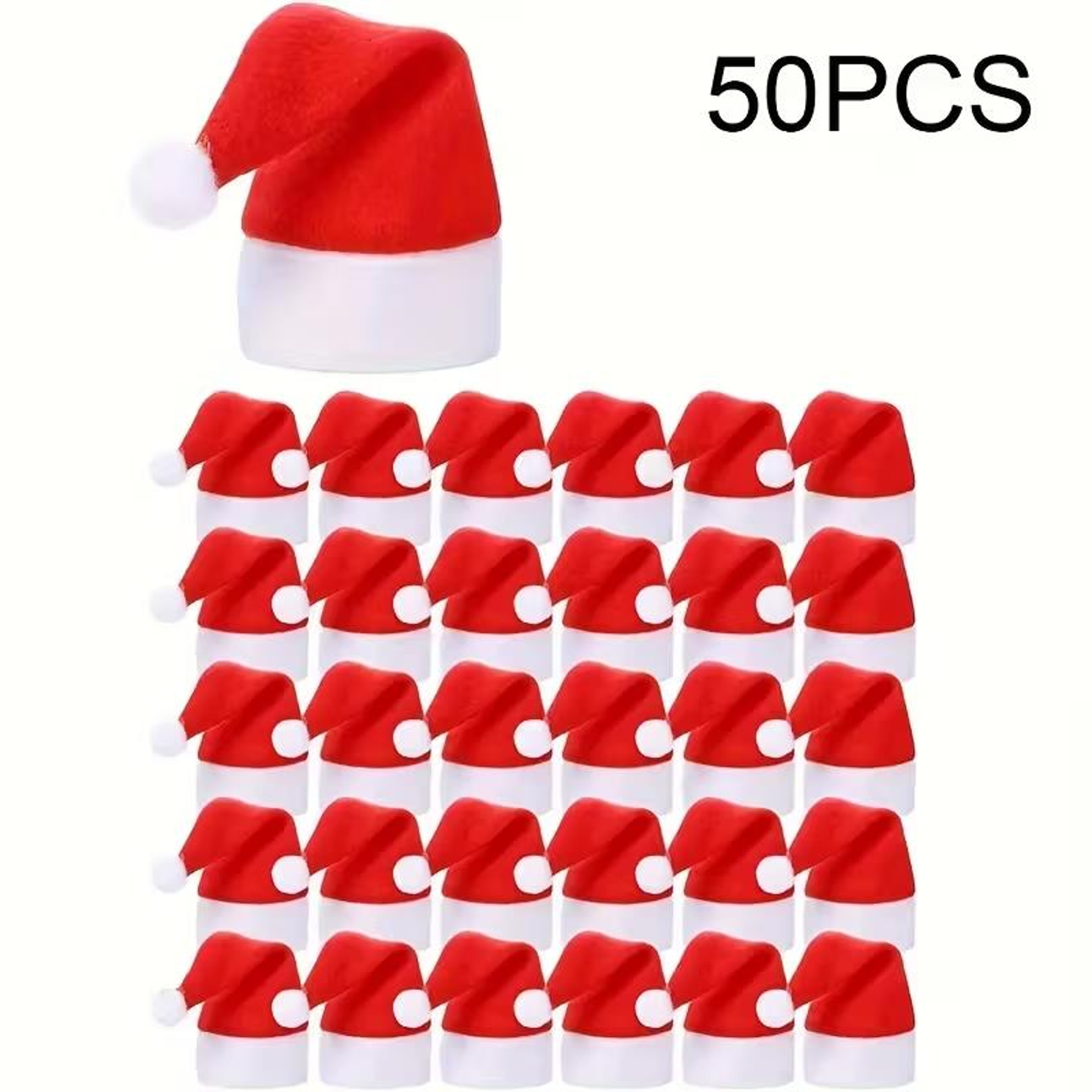 Fork Knife Cutlery Bag Christmas, Mini Christmas Hat Tableware Holders, New Year Party Home Table Decoration – view 4