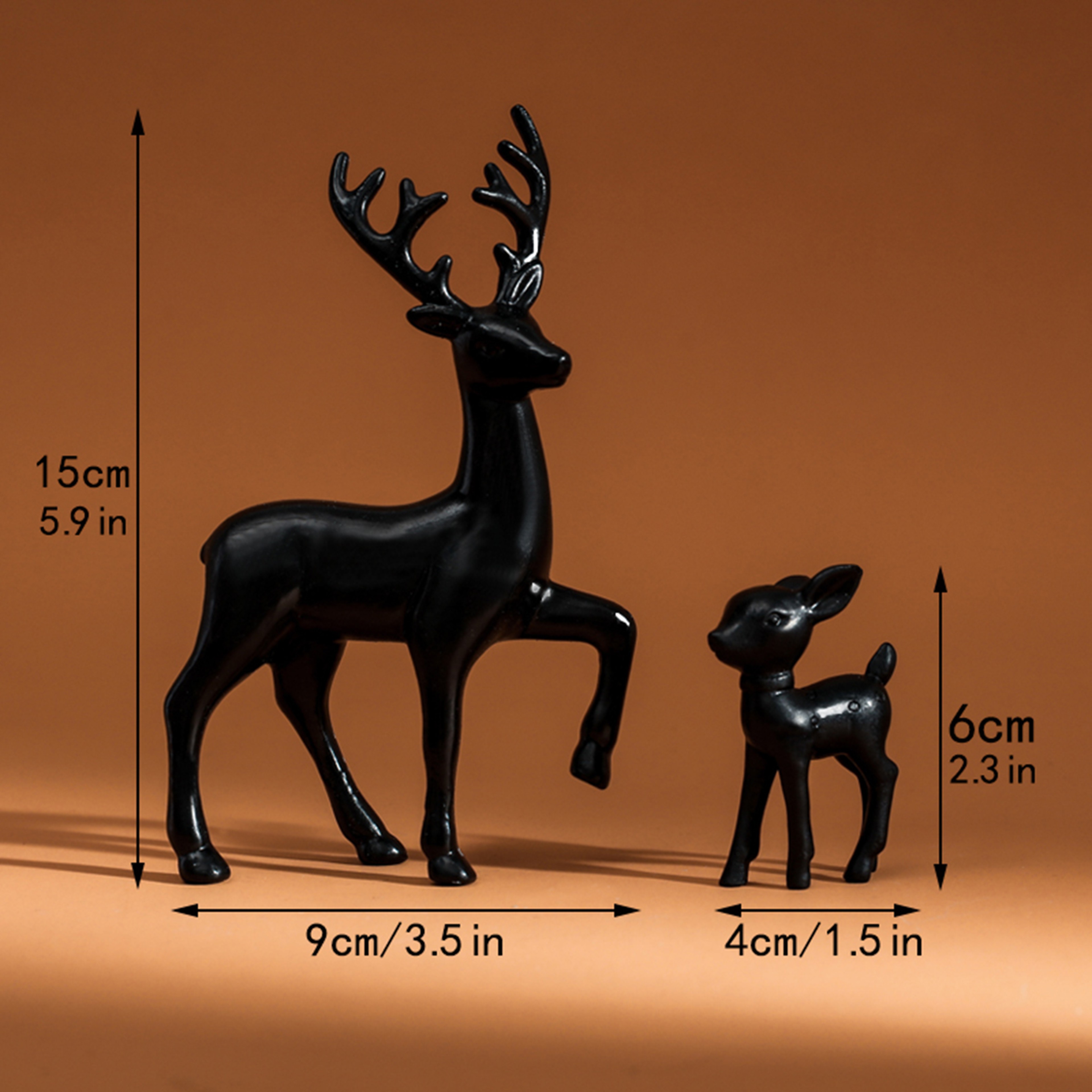 Room Decor Mother Deer Cute Kids Room Decor Sculptures Kawaii Sculptures Christmas Home Decoration  7